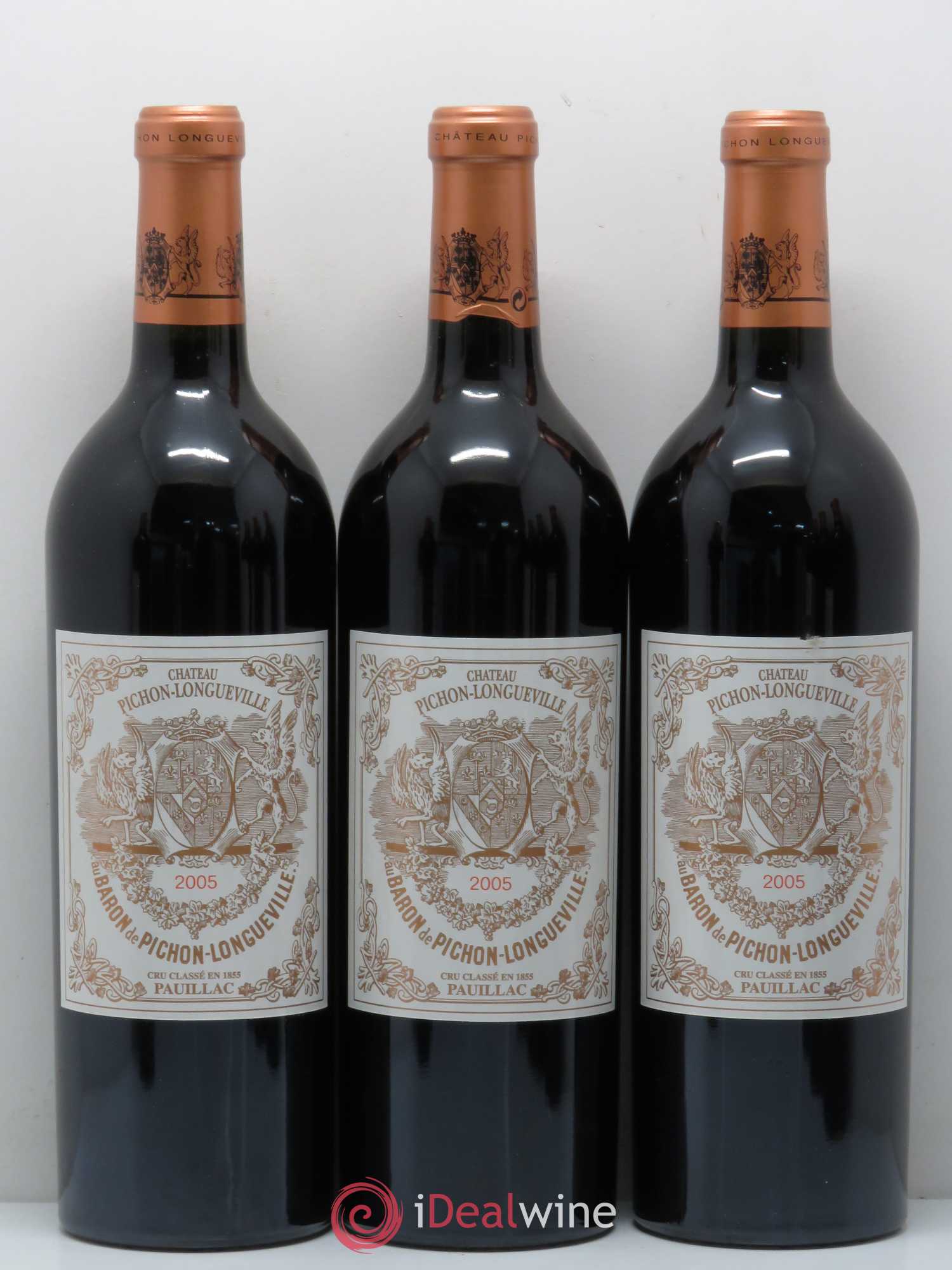 Pichon Longueville Baron 2ème Grand Cru Classé 2005 - Lot de 12 bouteilles - 1