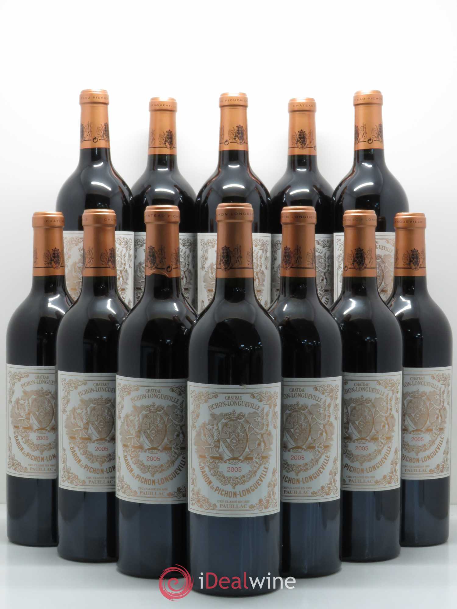 Pichon Longueville Baron 2ème Grand Cru Classé 2005 - Lot de 12 bouteilles - 0