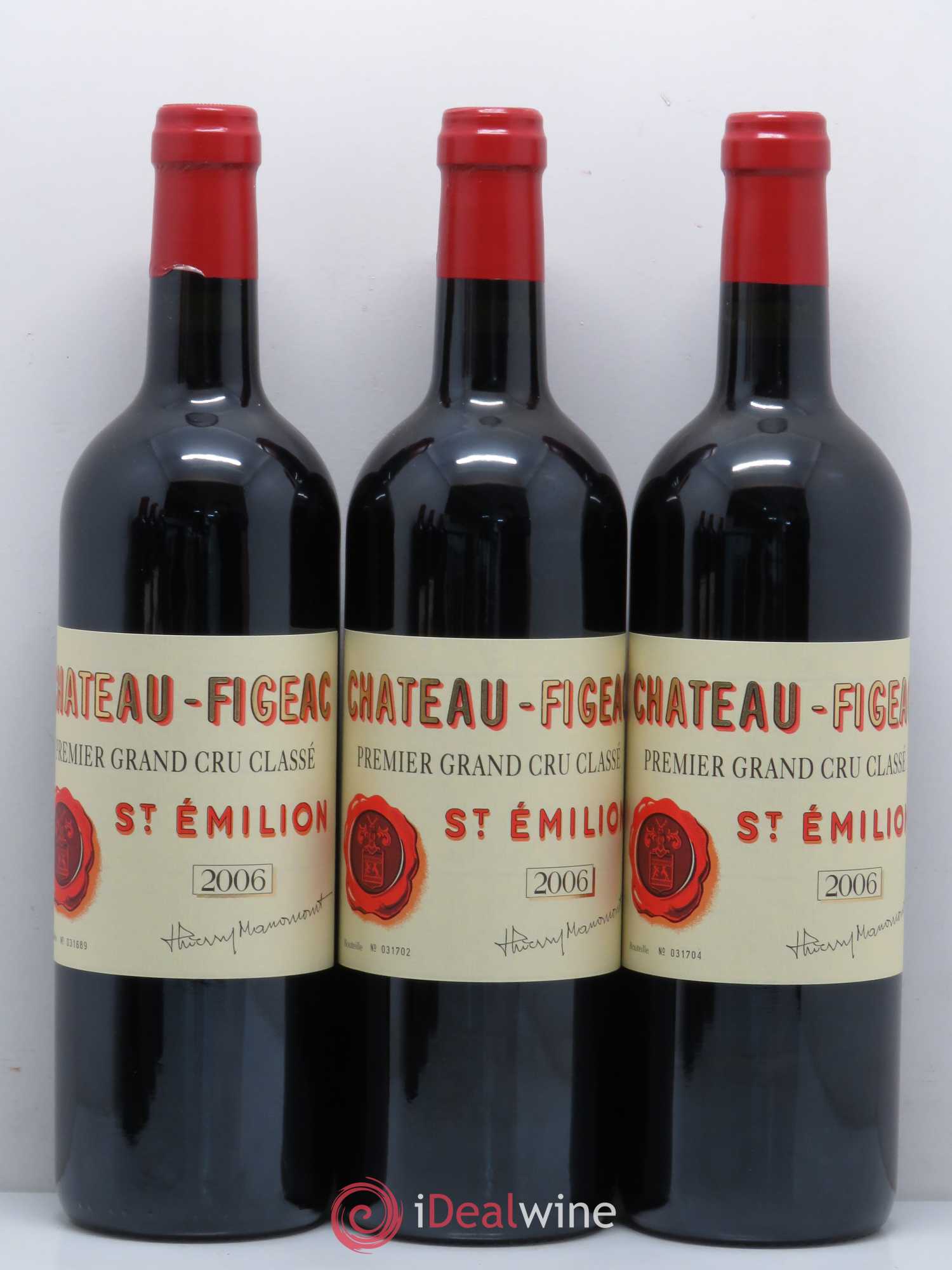 Château Figeac 1er Grand Cru Classé A 2006 - Lot de 12 bouteilles - 1