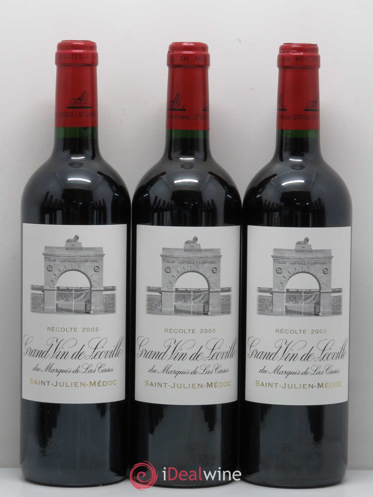 Château Léoville Las Cases 2ème Grand Cru Classé 2005 - Lot de 12 bouteilles - 3