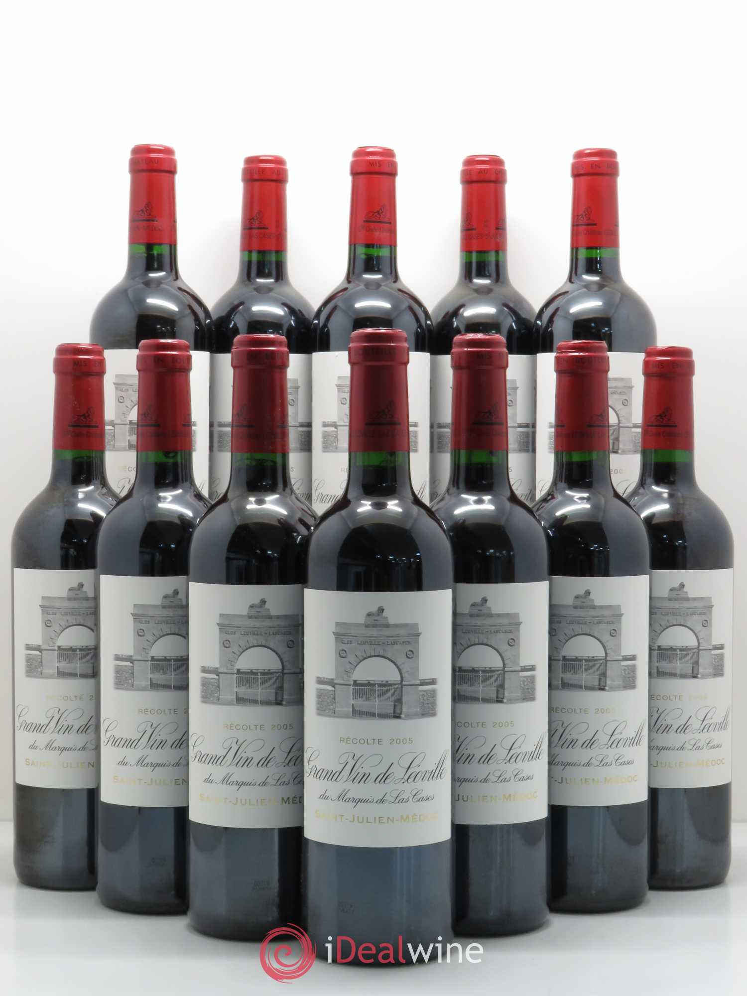 Château Léoville Las Cases 2ème Grand Cru Classé 2005 - Lot de 12 bouteilles - 0