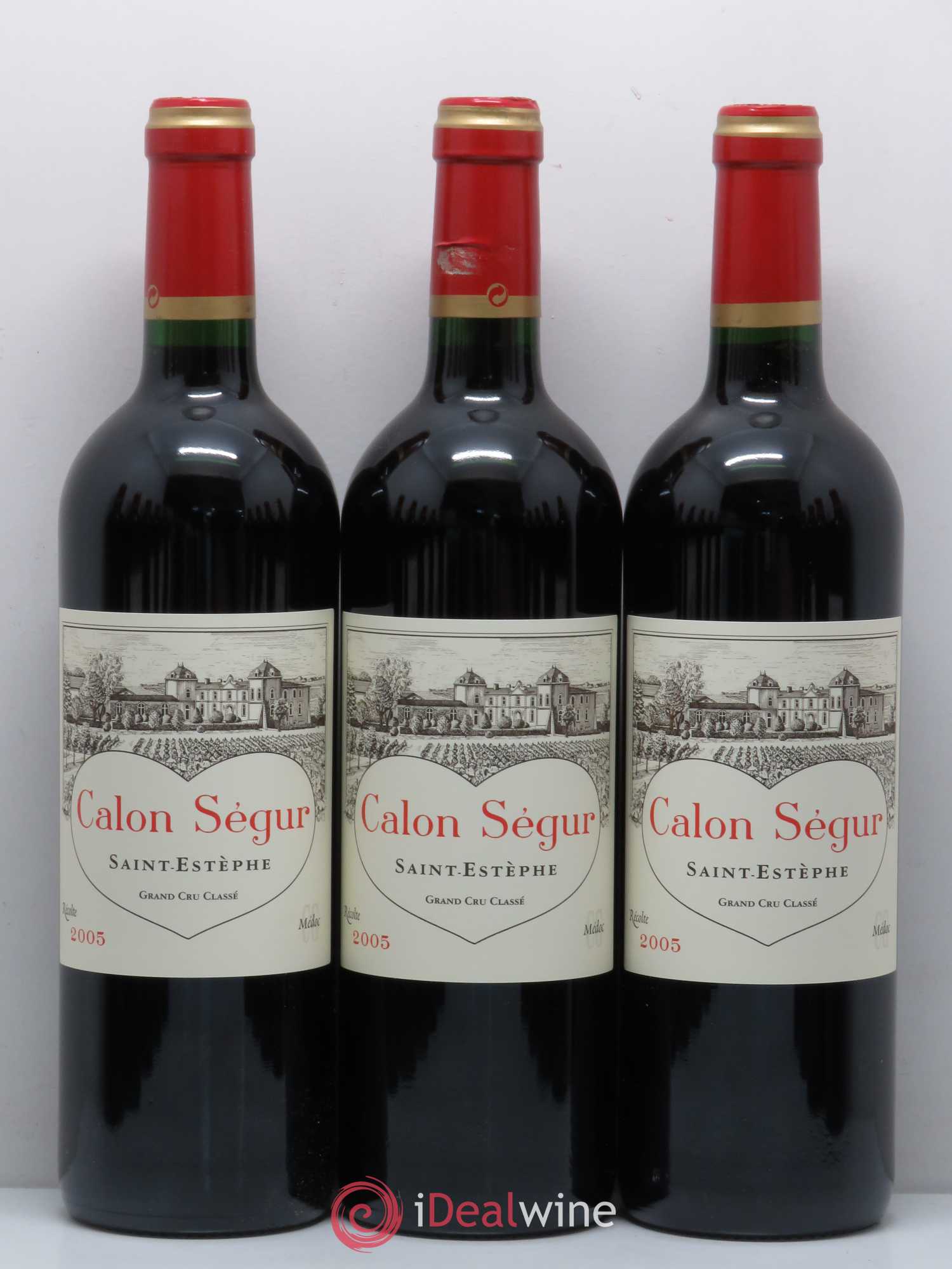 Château Calon Ségur 3ème Grand Cru Classé 2005 - Lot de 12 bouteilles - 1