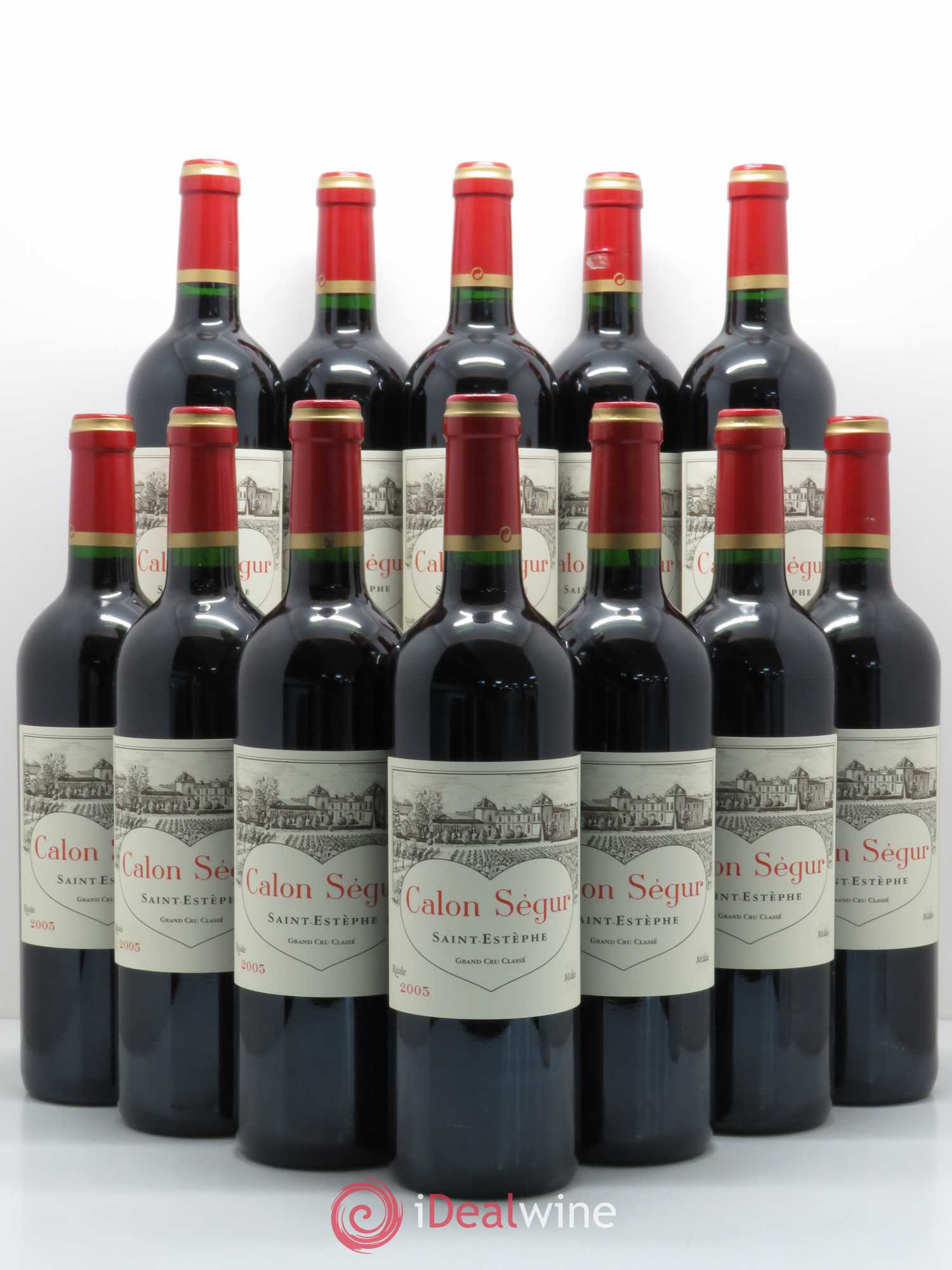 Château Calon Ségur 3ème Grand Cru Classé 2005 - Lot de 12 bouteilles - 0