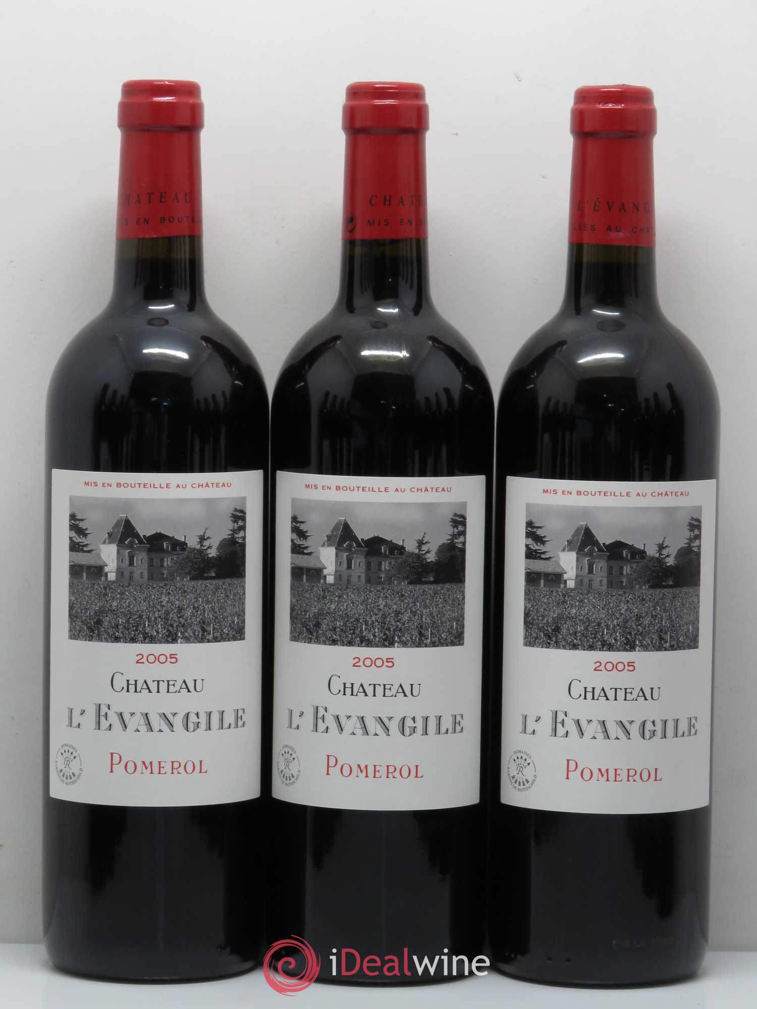 Château l' Évangile 2005 - Lot de 12 bouteilles - 2