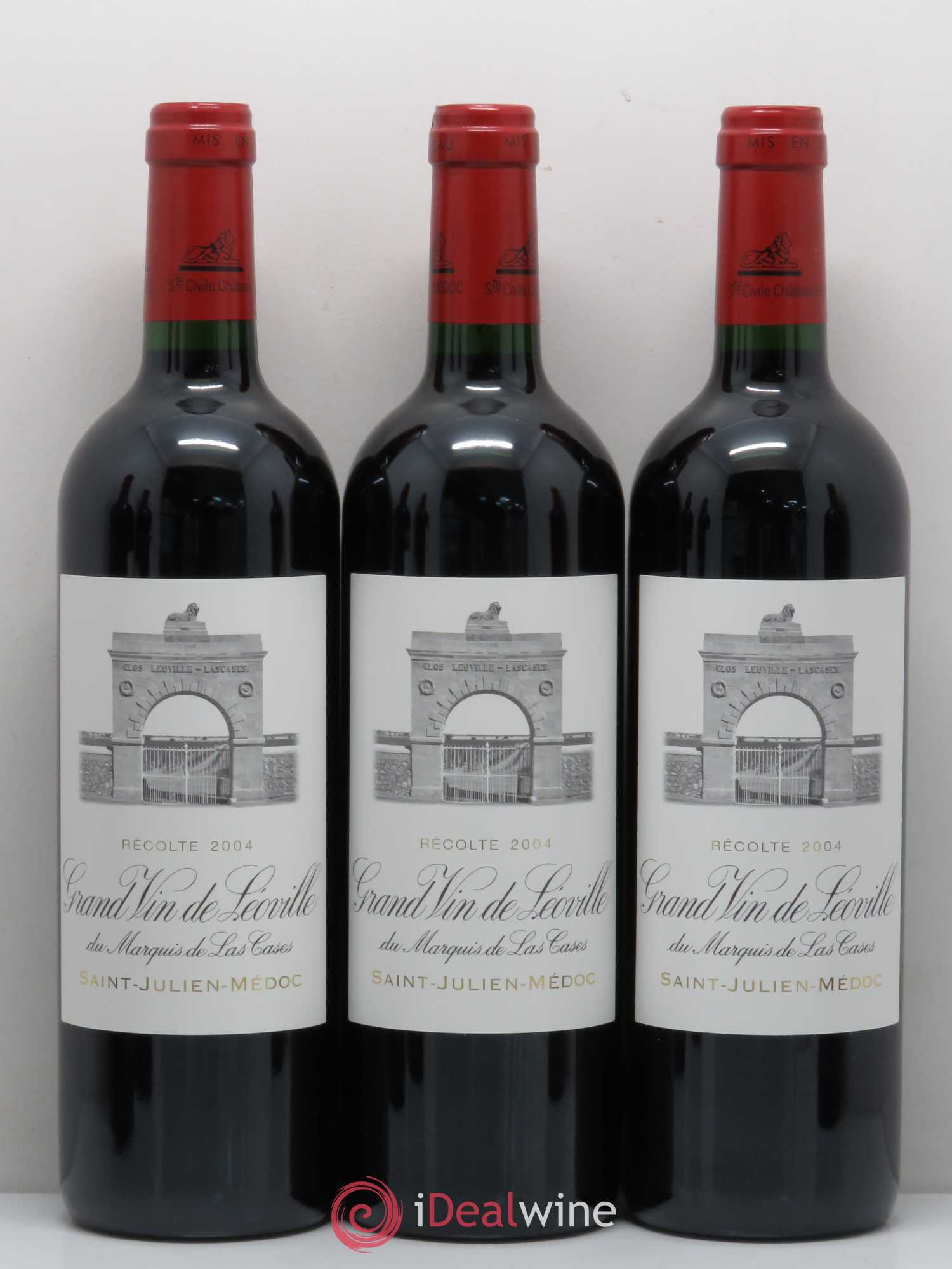 Château Léoville Las Cases 2ème Grand Cru Classé 2004 - Lot de 6 bouteilles - 1
