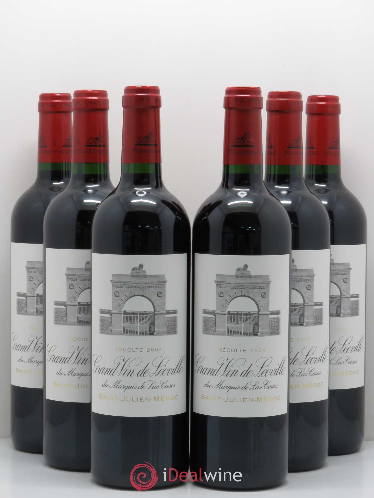 Château Léoville Las Cases 2ème Grand Cru Classé 2004 - Lot de 6 bouteilles - 0