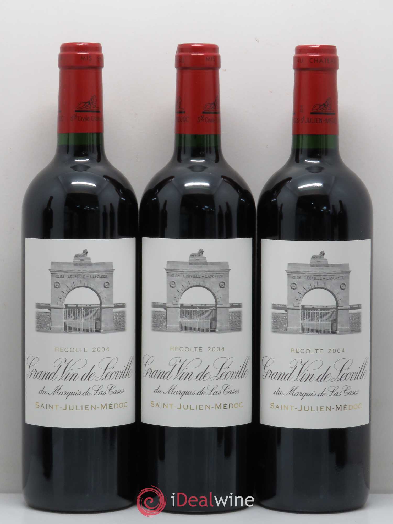 Château Léoville Las Cases 2ème Grand Cru Classé 2004 - Lot de 6 bouteilles - 1
