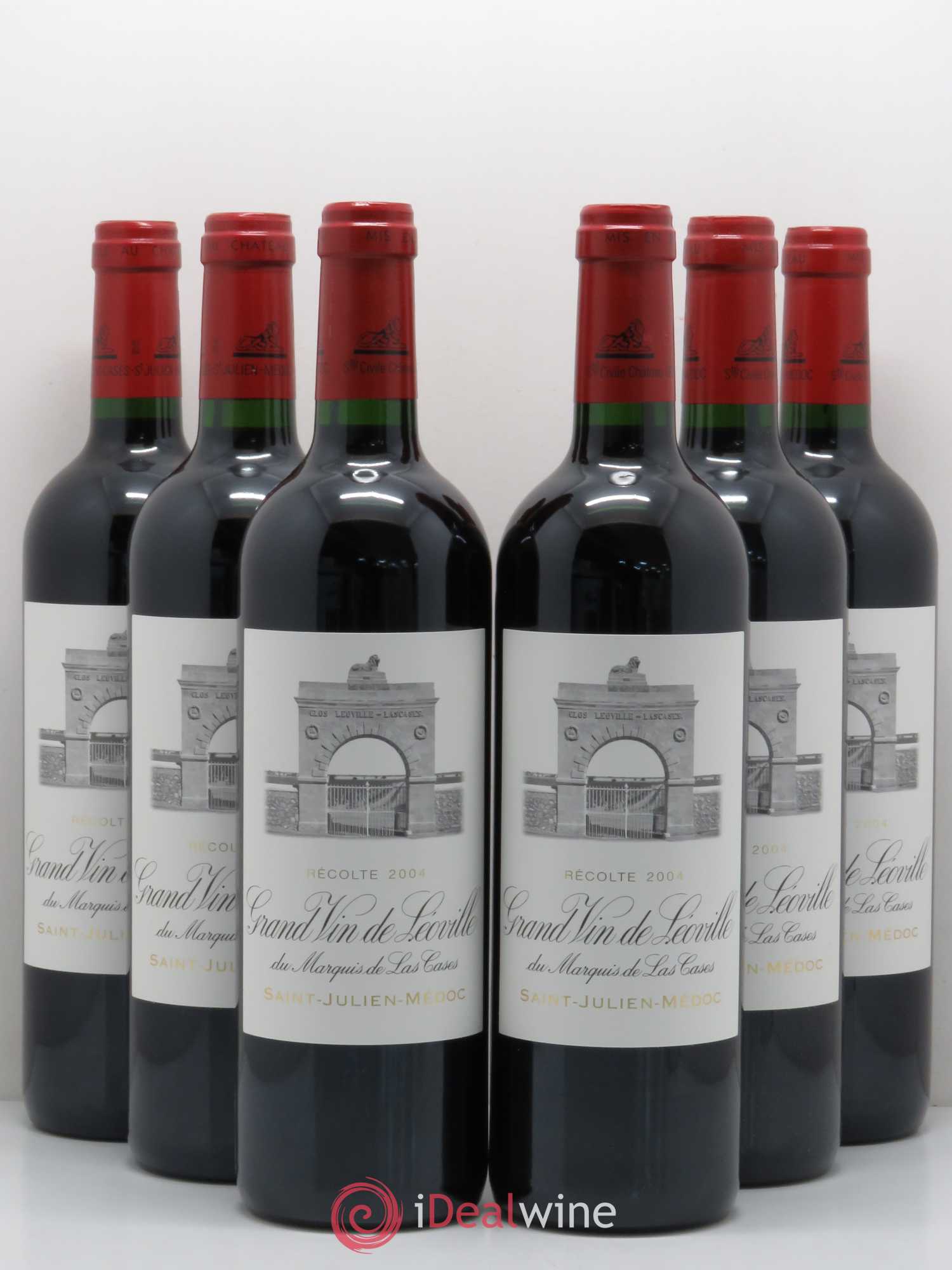 Château Léoville Las Cases 2ème Grand Cru Classé 2004 - Lot de 6 bouteilles - 0