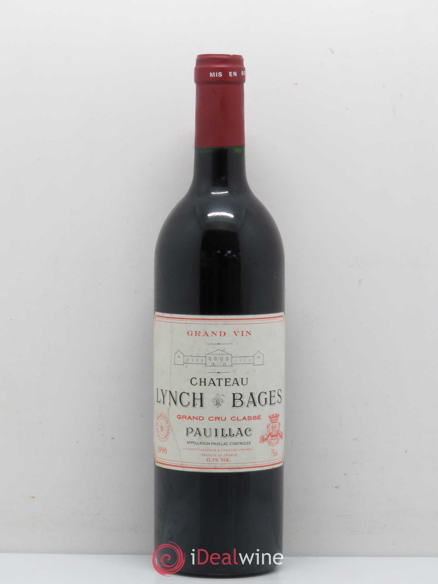 Château Lynch Bages 5ème Grand Cru Classé 1990 - Lot de 1 bouteille - 0
