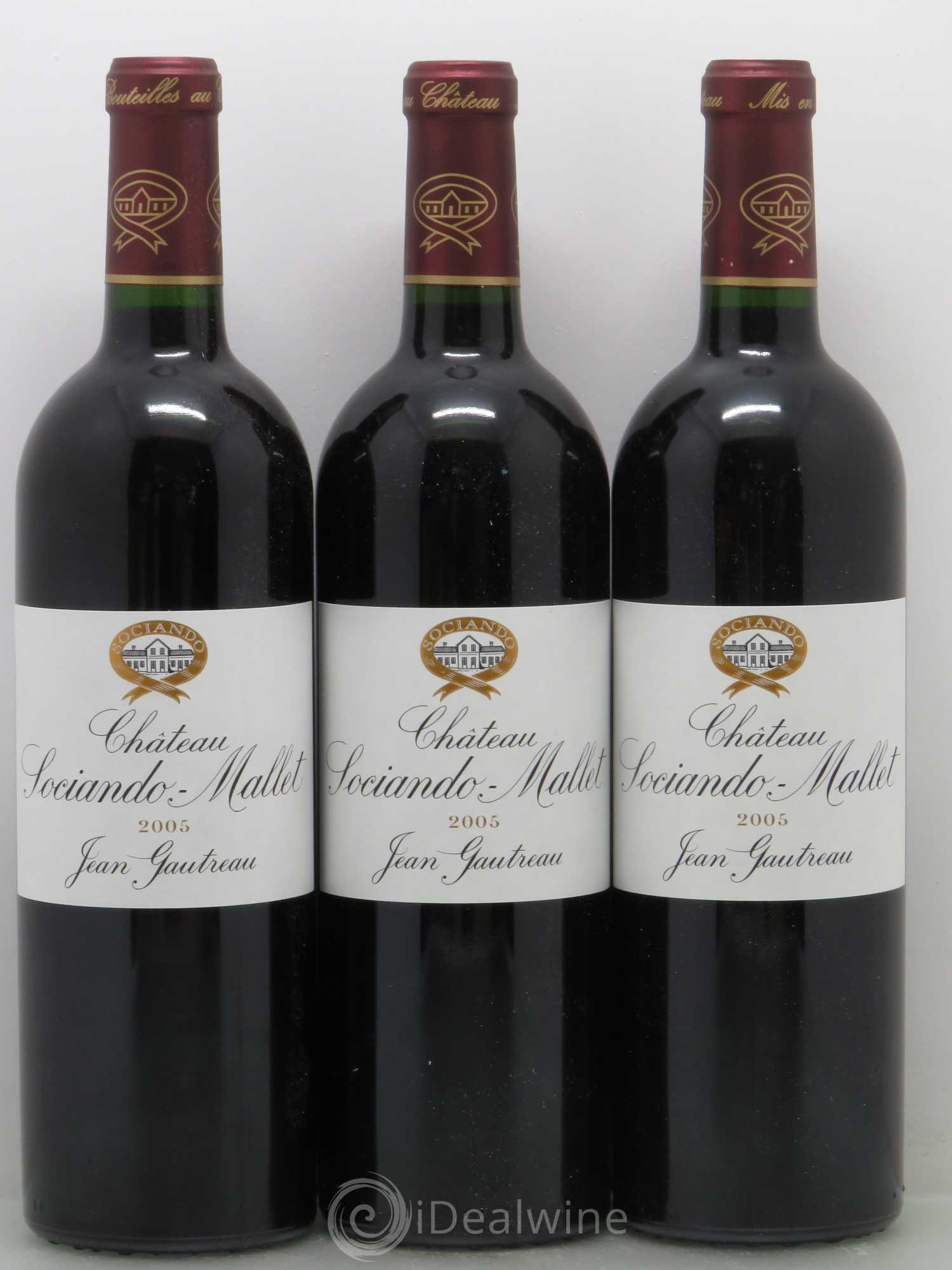 Château Sociando Mallet 2005 - Lot de 12 bouteilles - 1