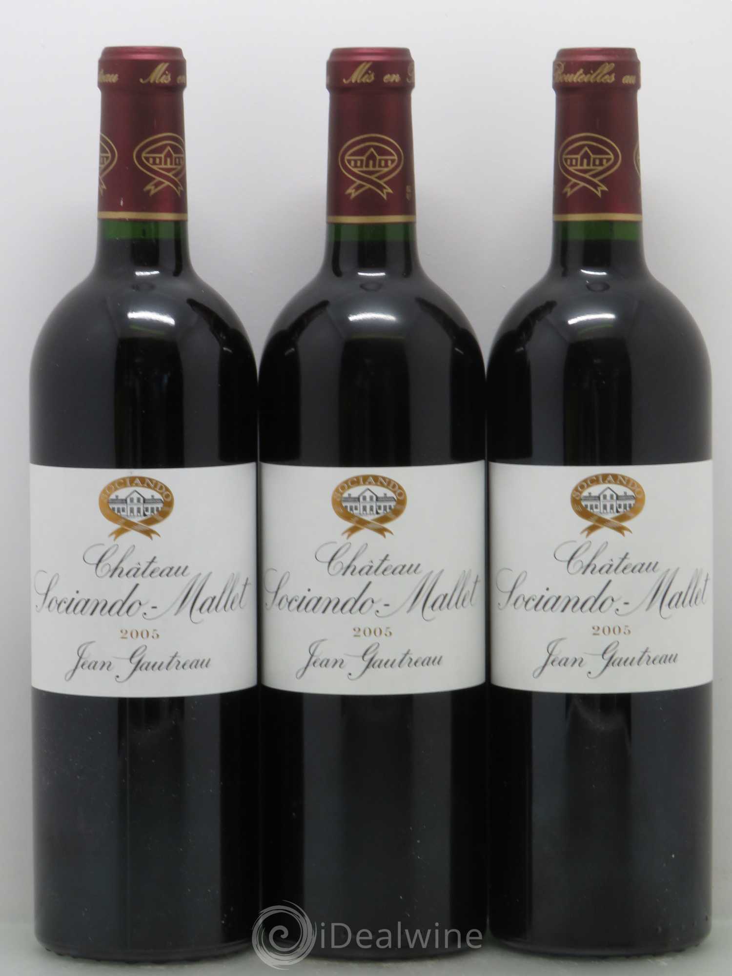 Château Sociando Mallet 2005 - Lot de 12 bouteilles - 2