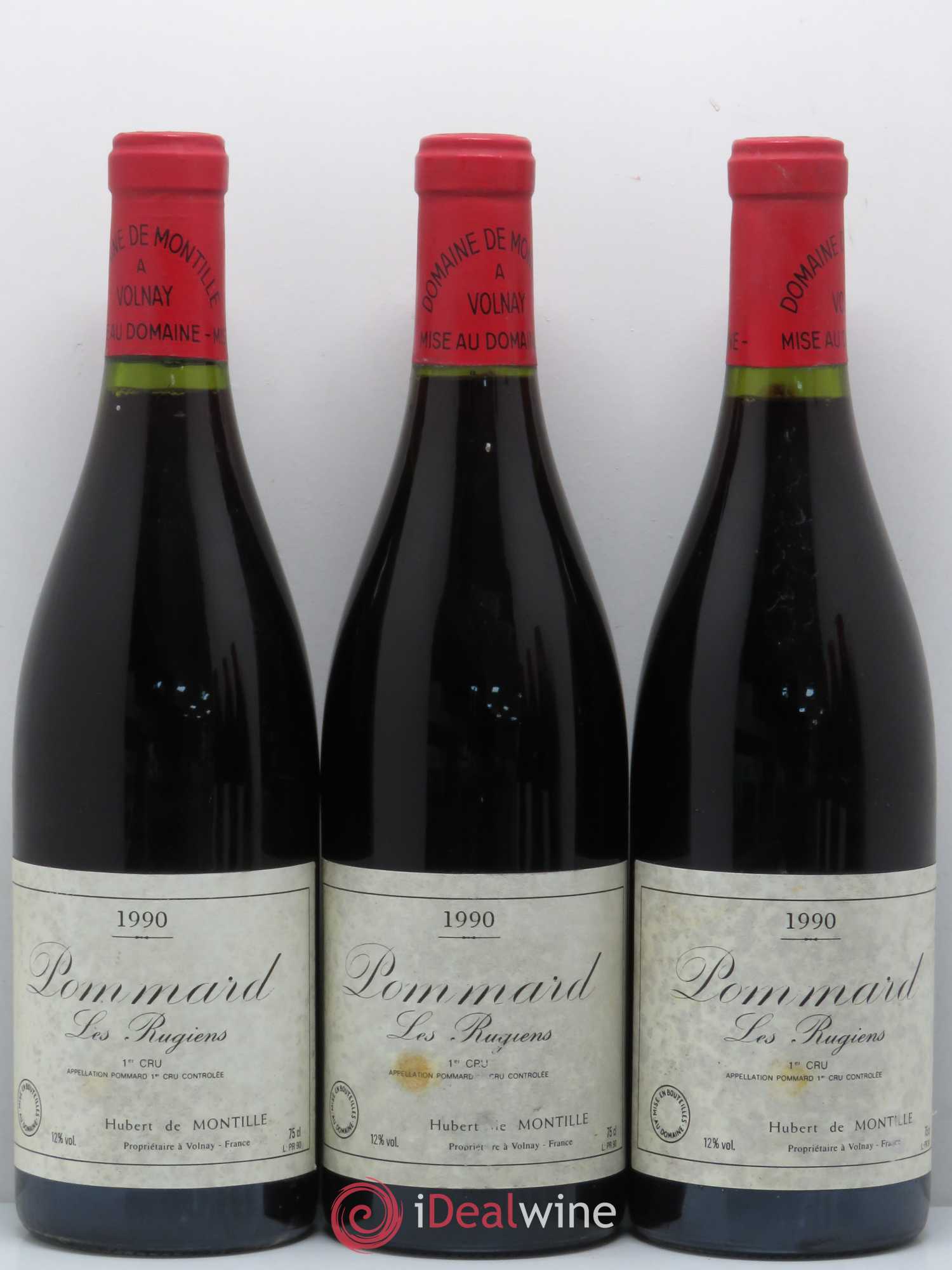 Pommard 1er Cru Les Rugiens-bas De Montille (Domaine) 1990 - Lot de 6 bouteilles - 1