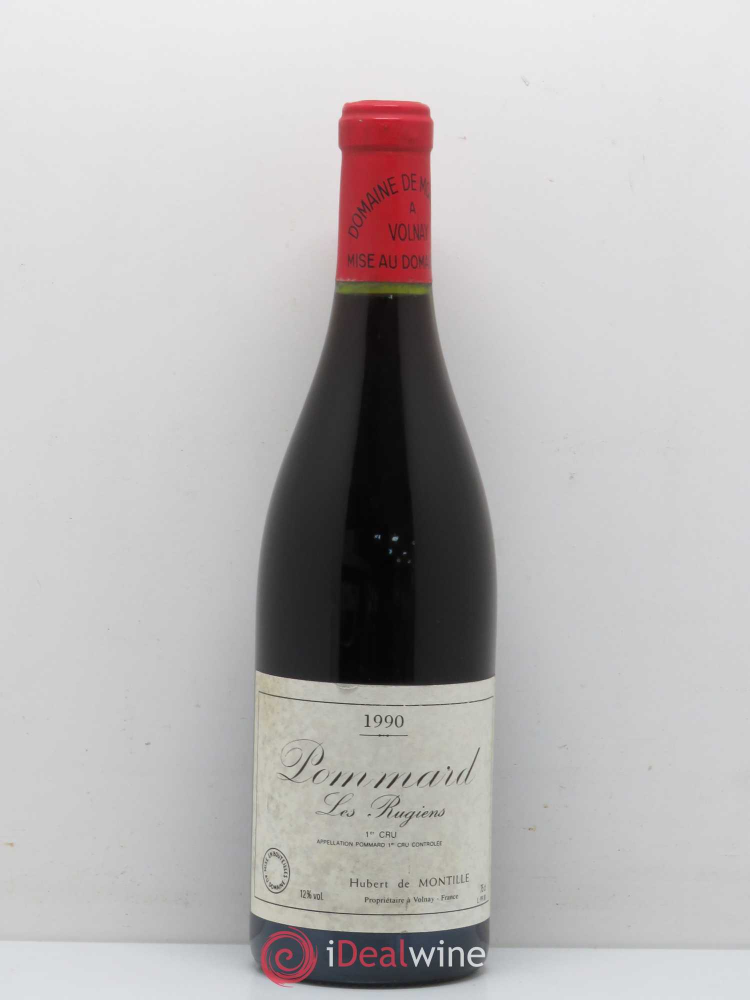 Pommard 1er Cru Les Rugiens-bas De Montille (Domaine) 1990 - Lot de 1 bouteille - 0