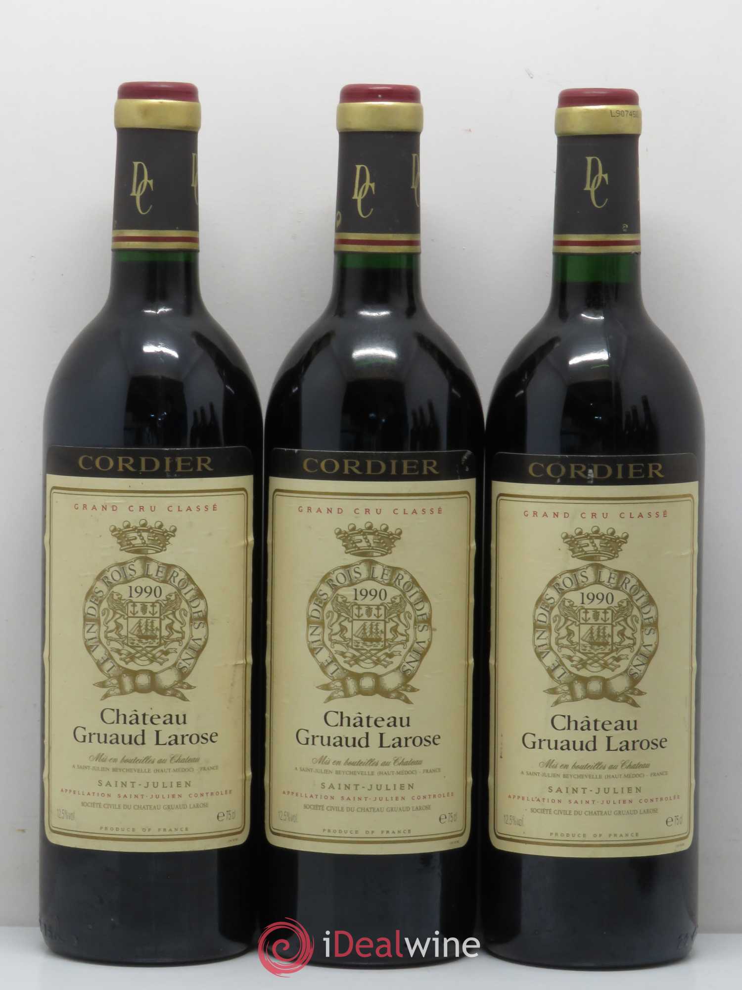 Château Gruaud Larose 2ème Grand Cru Classé 1990 - Lot de 6 bouteilles - 1