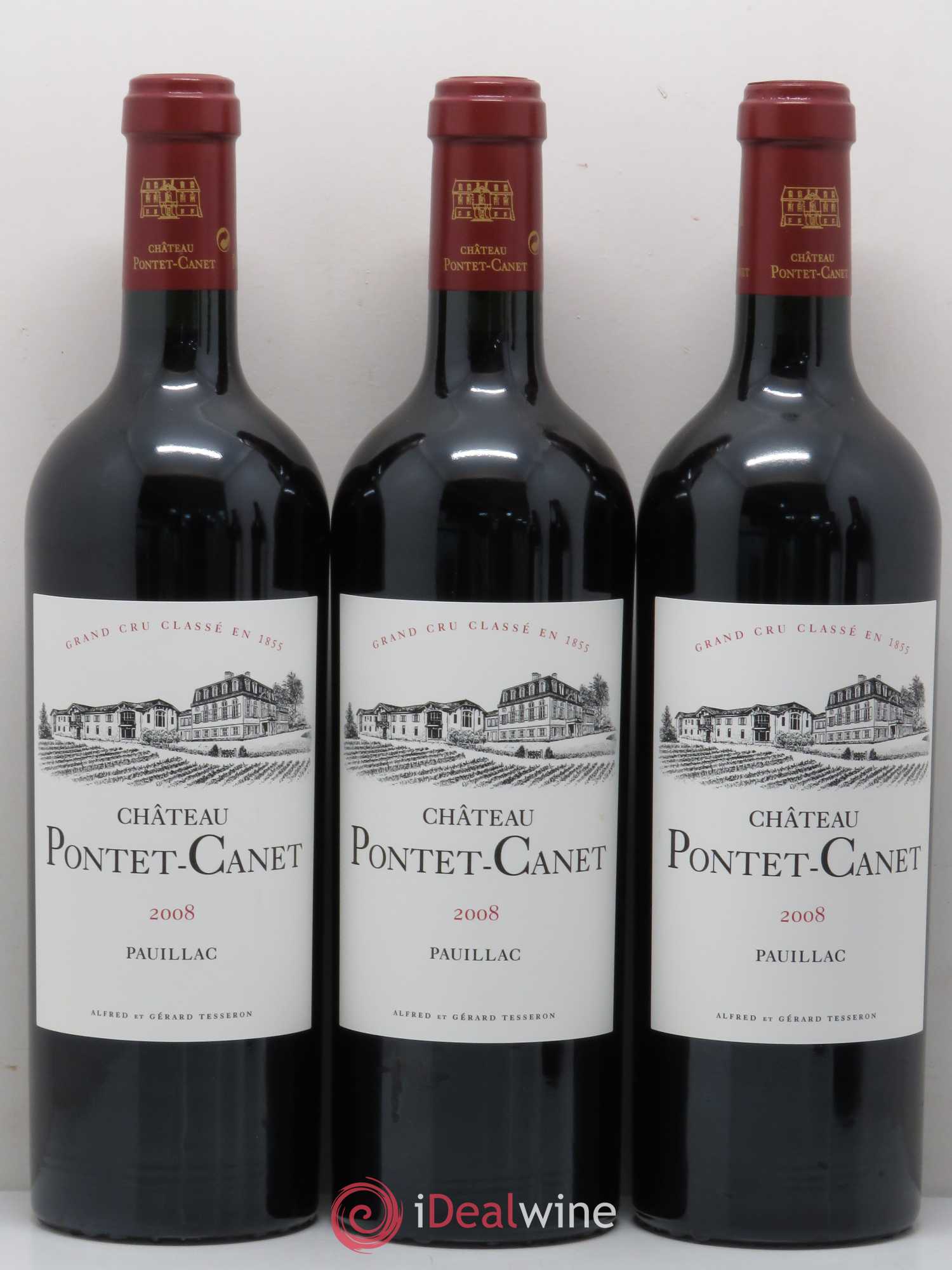 Château Pontet Canet 5ème Grand Cru Classé 2008 - Lot de 12 bouteilles - 2