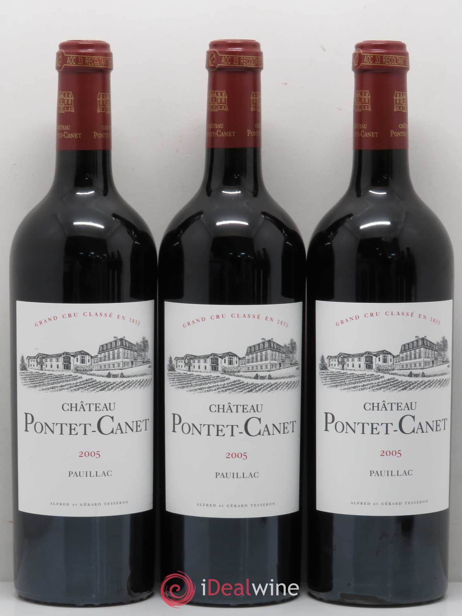 Château Pontet Canet 5ème Grand Cru Classé 2005 - Lot de 12 bouteilles - 2
