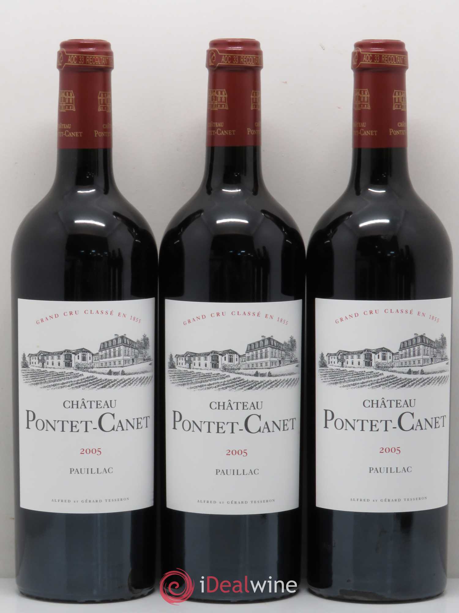 Château Pontet Canet 5ème Grand Cru Classé 2005 - Lot de 12 bouteilles - 3