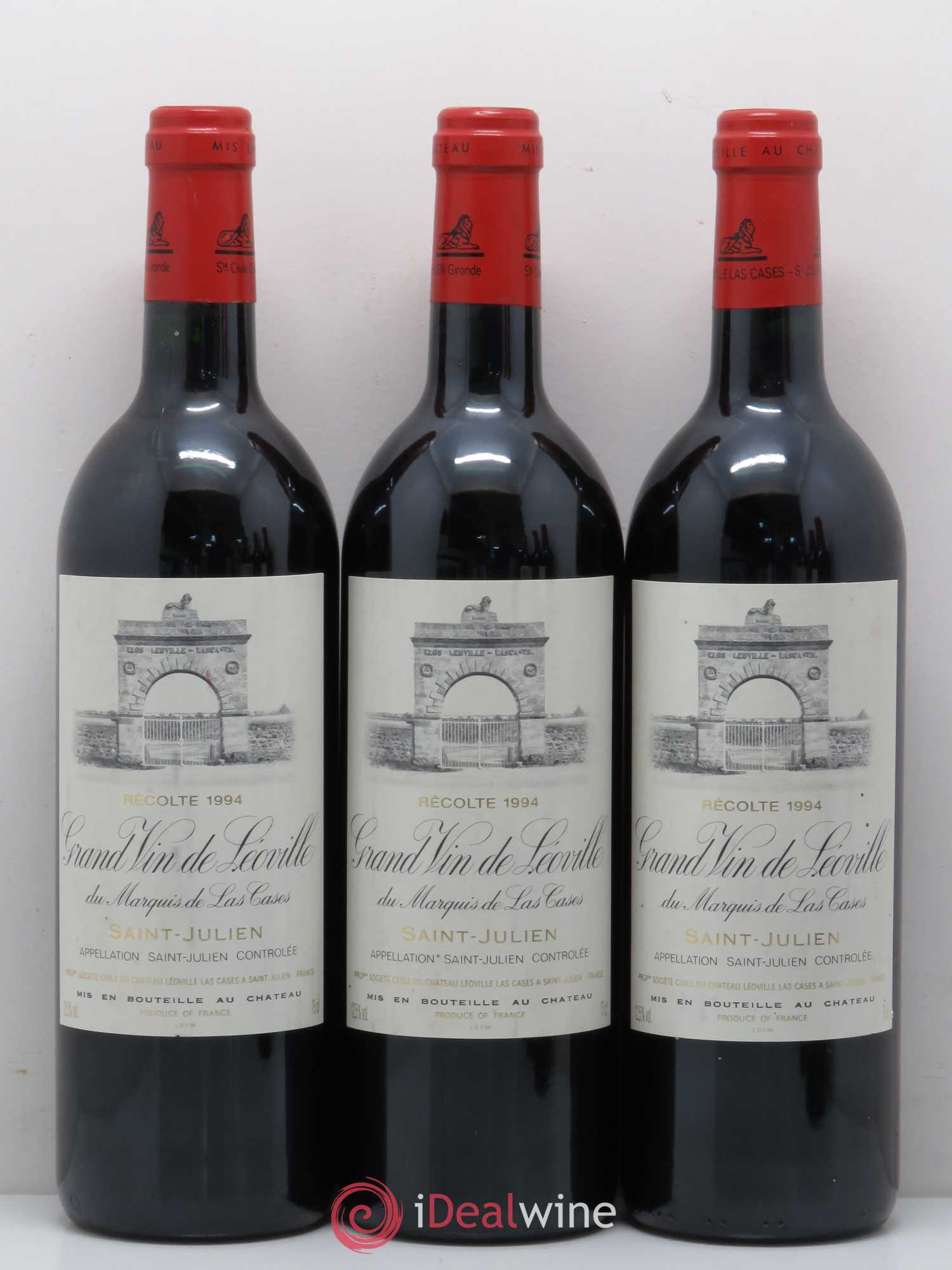 Château Léoville Las Cases 2ème Grand Cru Classé 1994 - Lot de 6 bouteilles - 1