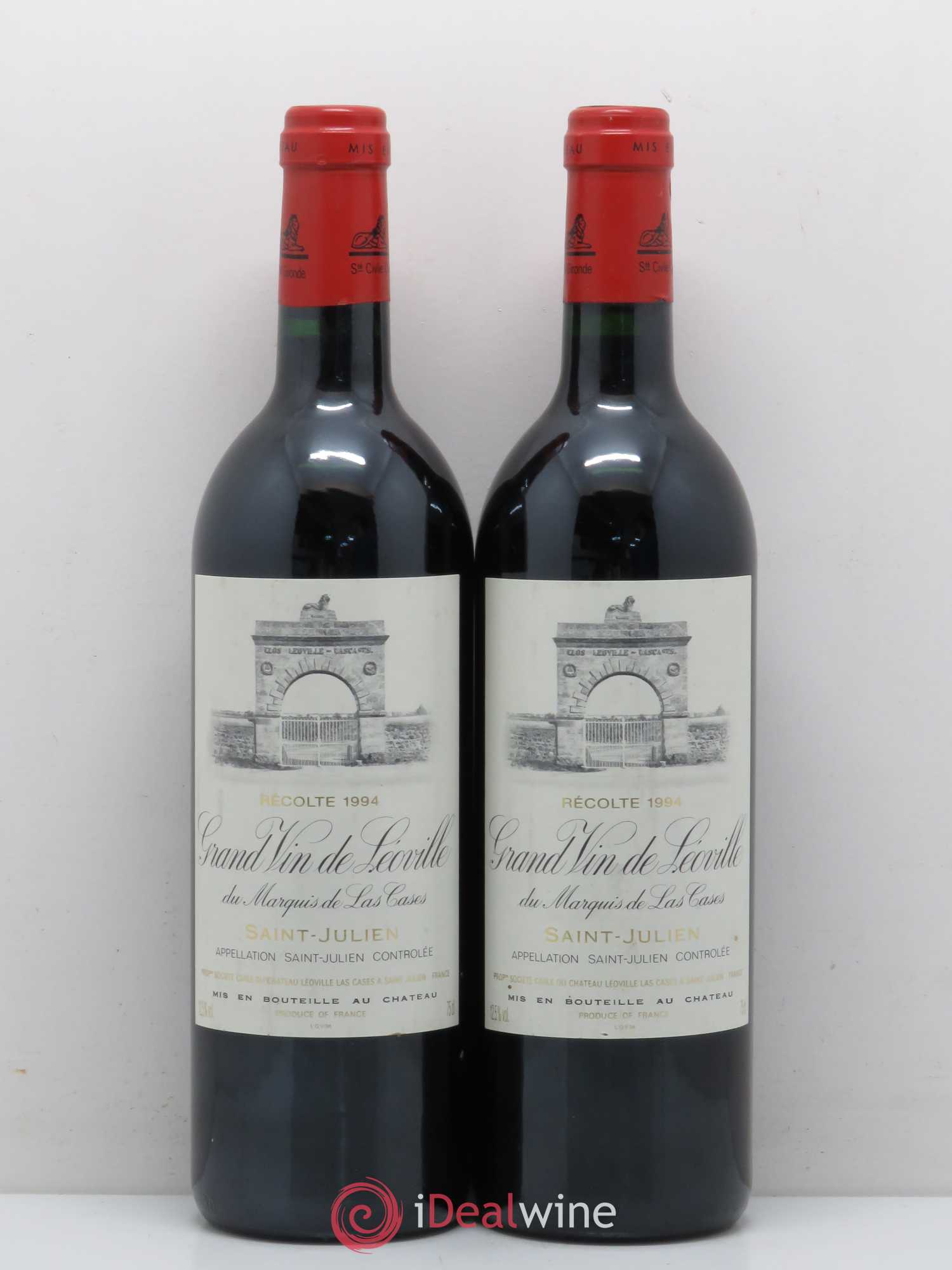 Château Léoville Las Cases 2ème Grand Cru Classé 1994 - Lot de 2 bouteilles - 0
