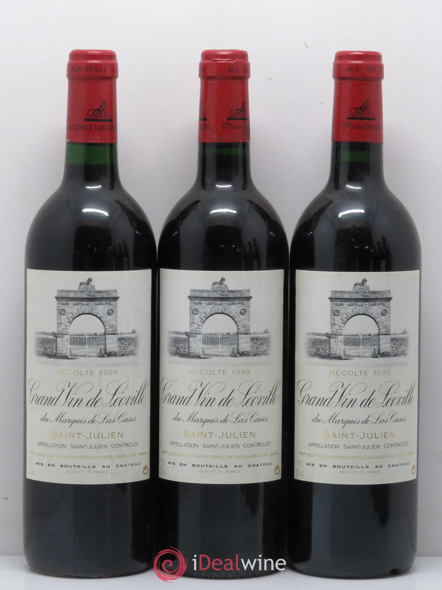 Château Léoville Las Cases 2ème Grand Cru Classé 1995 - Lot de 6 bouteilles - 1