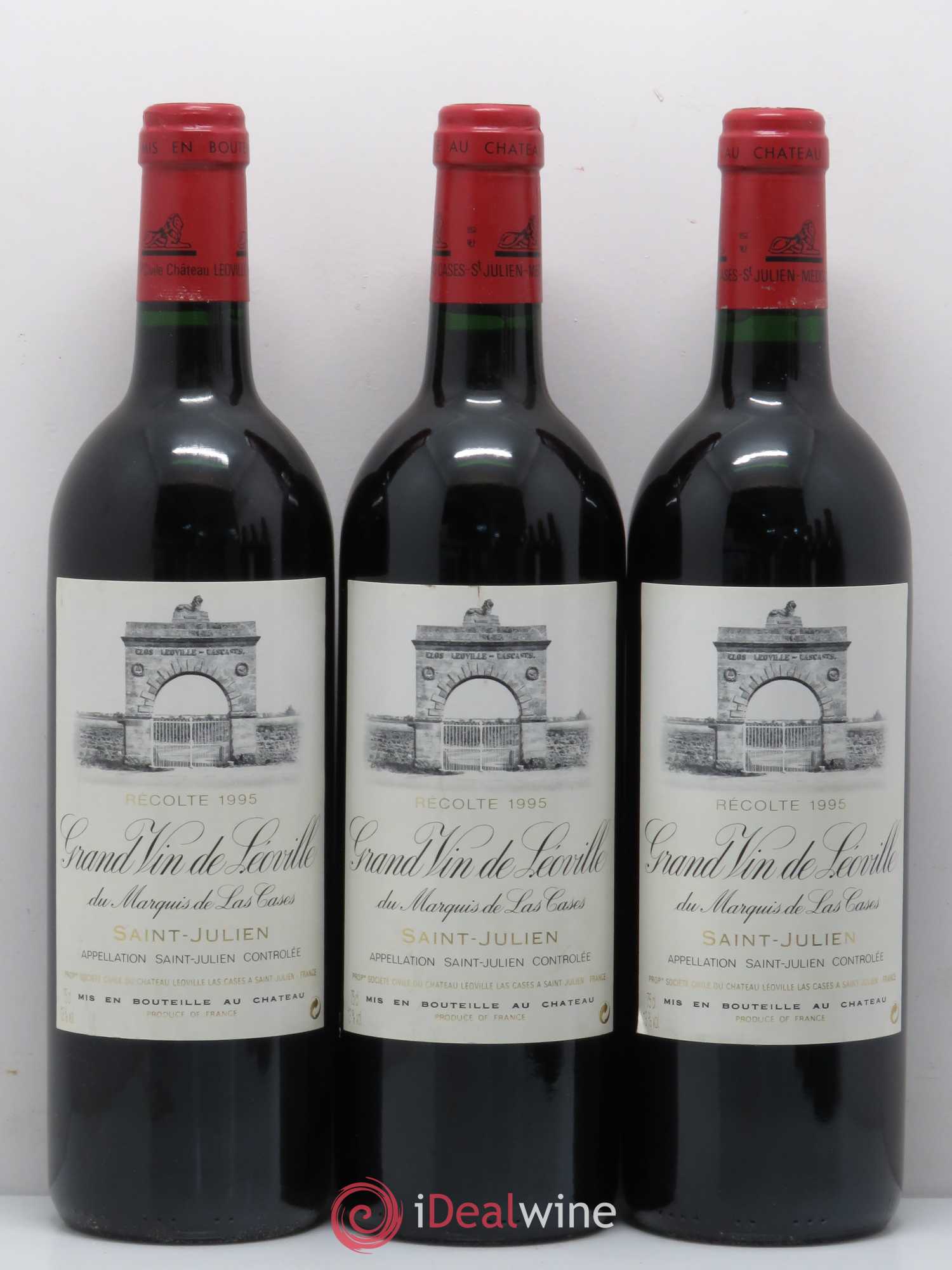 Château Léoville Las Cases 2ème Grand Cru Classé 1995 - Lot de 6 bouteilles - 2