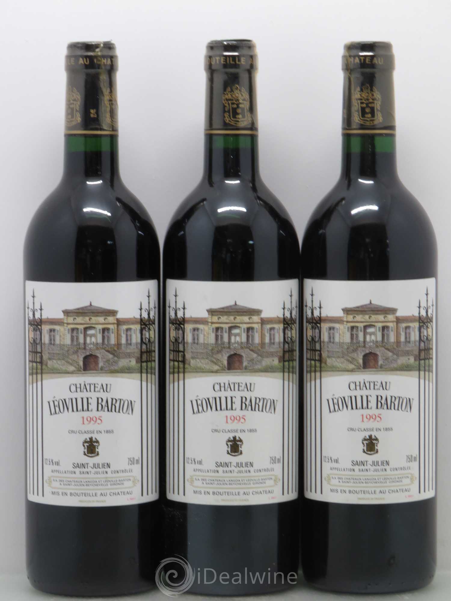 Château Léoville Barton 2ème Grand Cru Classé 1995 - Lot de 12 bouteilles - 2