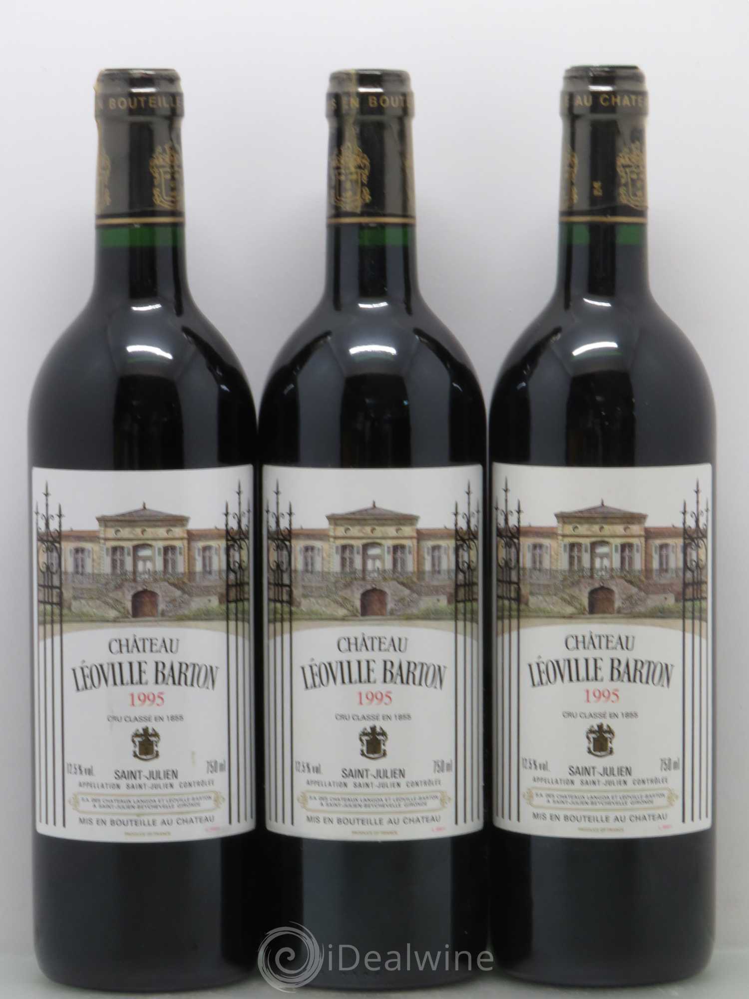 Château Léoville Barton 2ème Grand Cru Classé 1995 - Lot de 12 bouteilles - 3