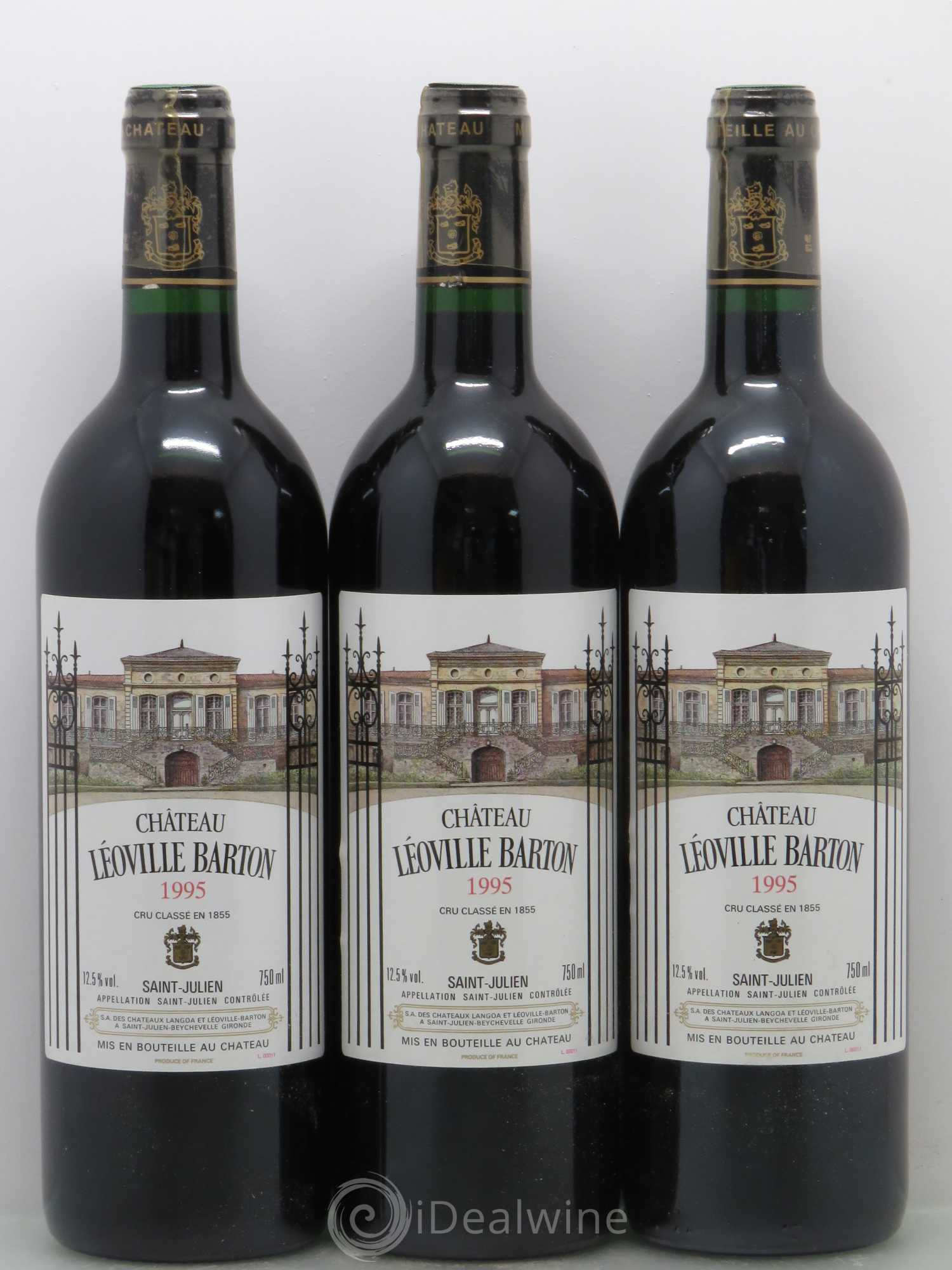 Château Léoville Barton 2ème Grand Cru Classé 1995 - Lot de 12 bouteilles - 4