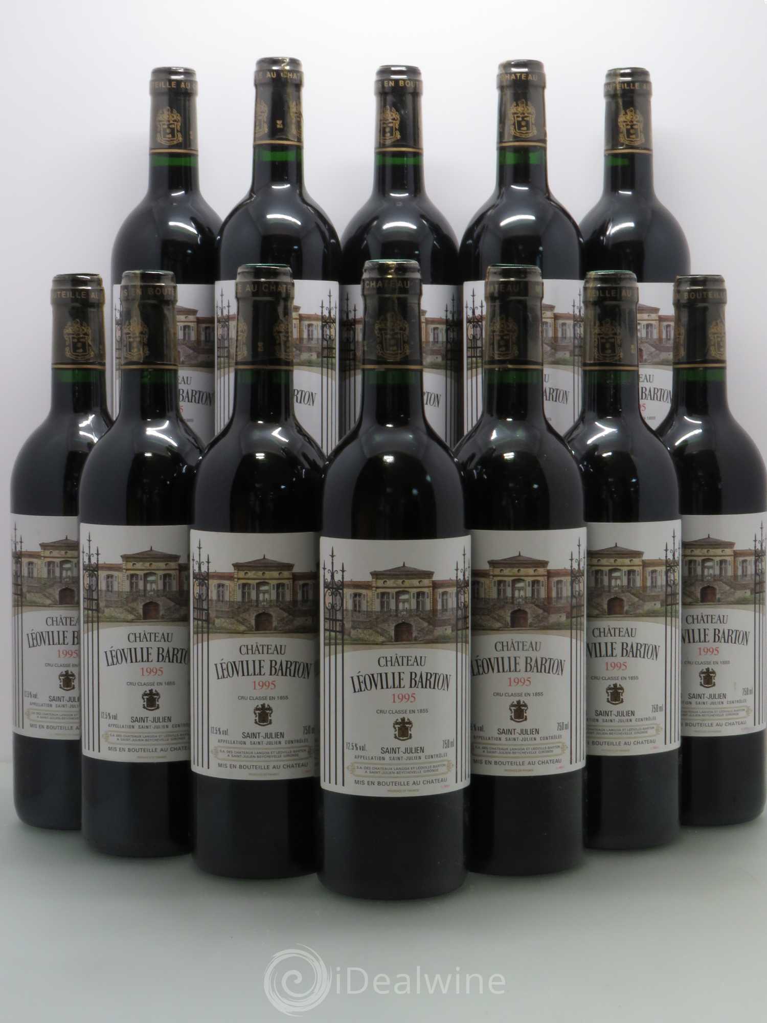 Château Léoville Barton 2ème Grand Cru Classé 1995 - Lot de 12 bouteilles - 0