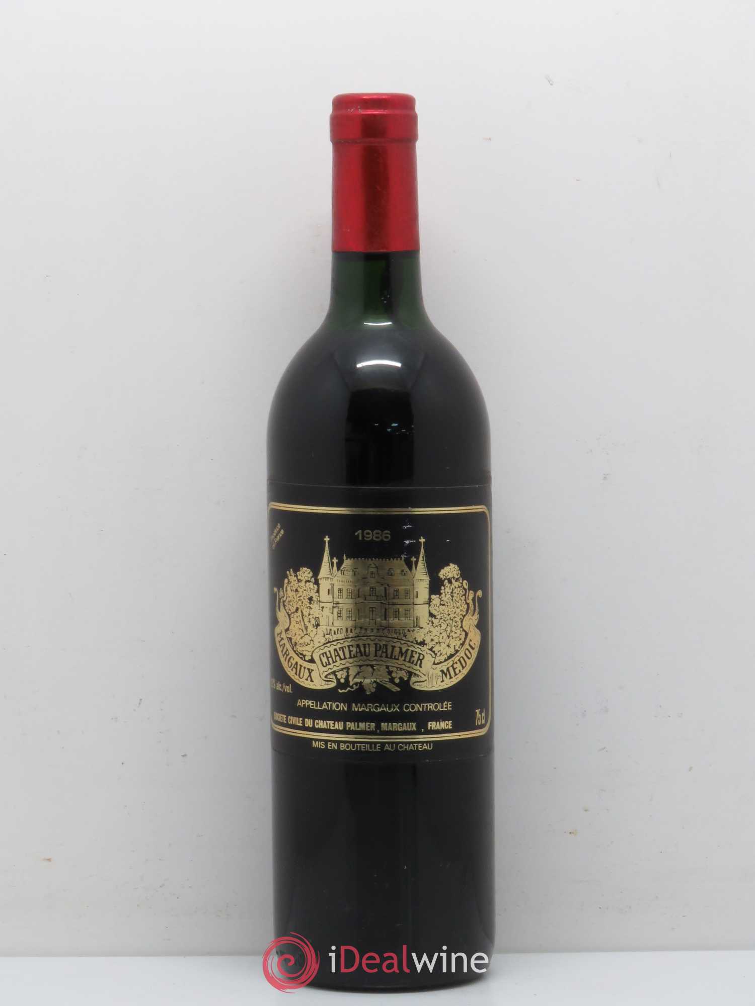 Château Palmer 3ème Grand Cru Classé 1986 - Lot de 1 bouteille - 0