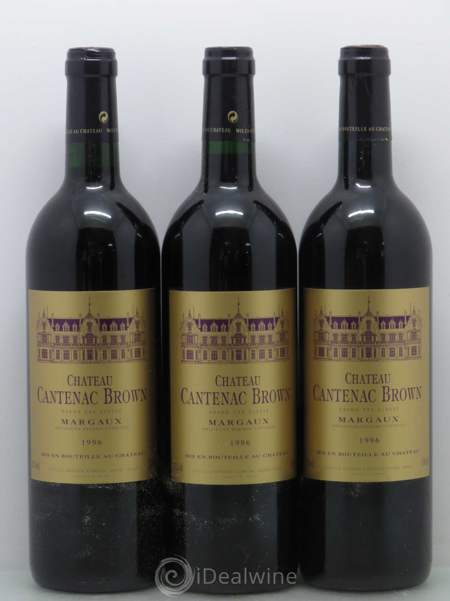Château Cantenac Brown 3ème Grand Cru Classé 1996 - Lot de 12 bouteilles - 4
