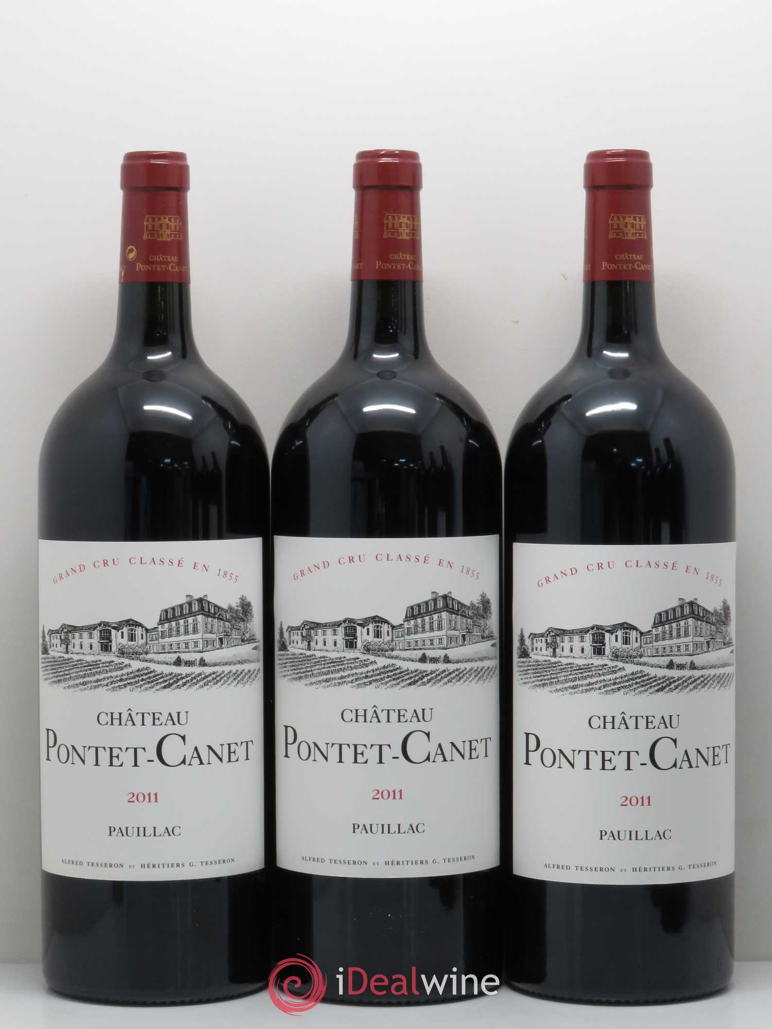 Château Pontet Canet 5ème Grand Cru Classé 2011 - Lot de 6 magnums - 1