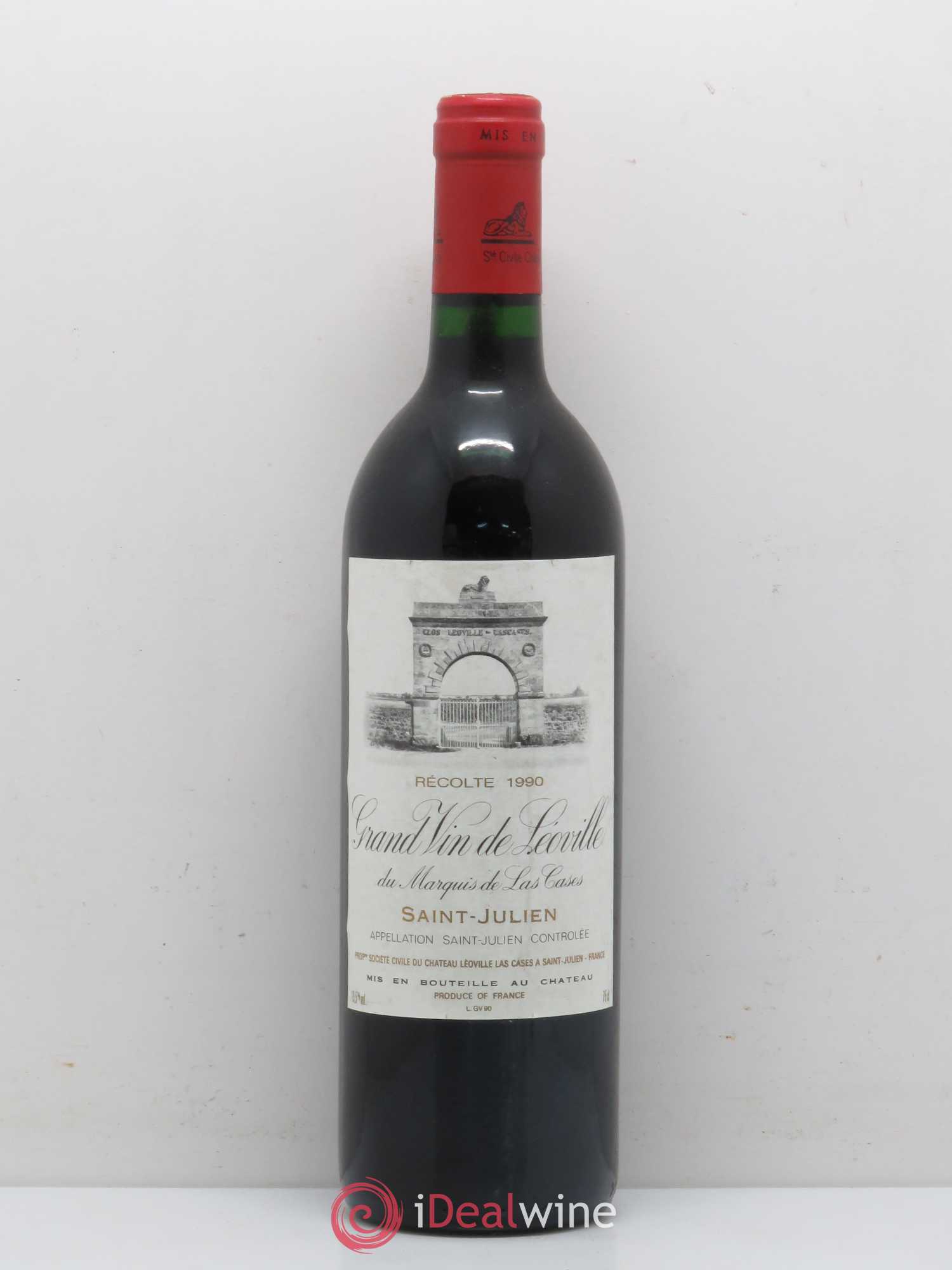 Château Léoville Las Cases 2ème Grand Cru Classé 1990 - Lot de 1 bouteille - 0