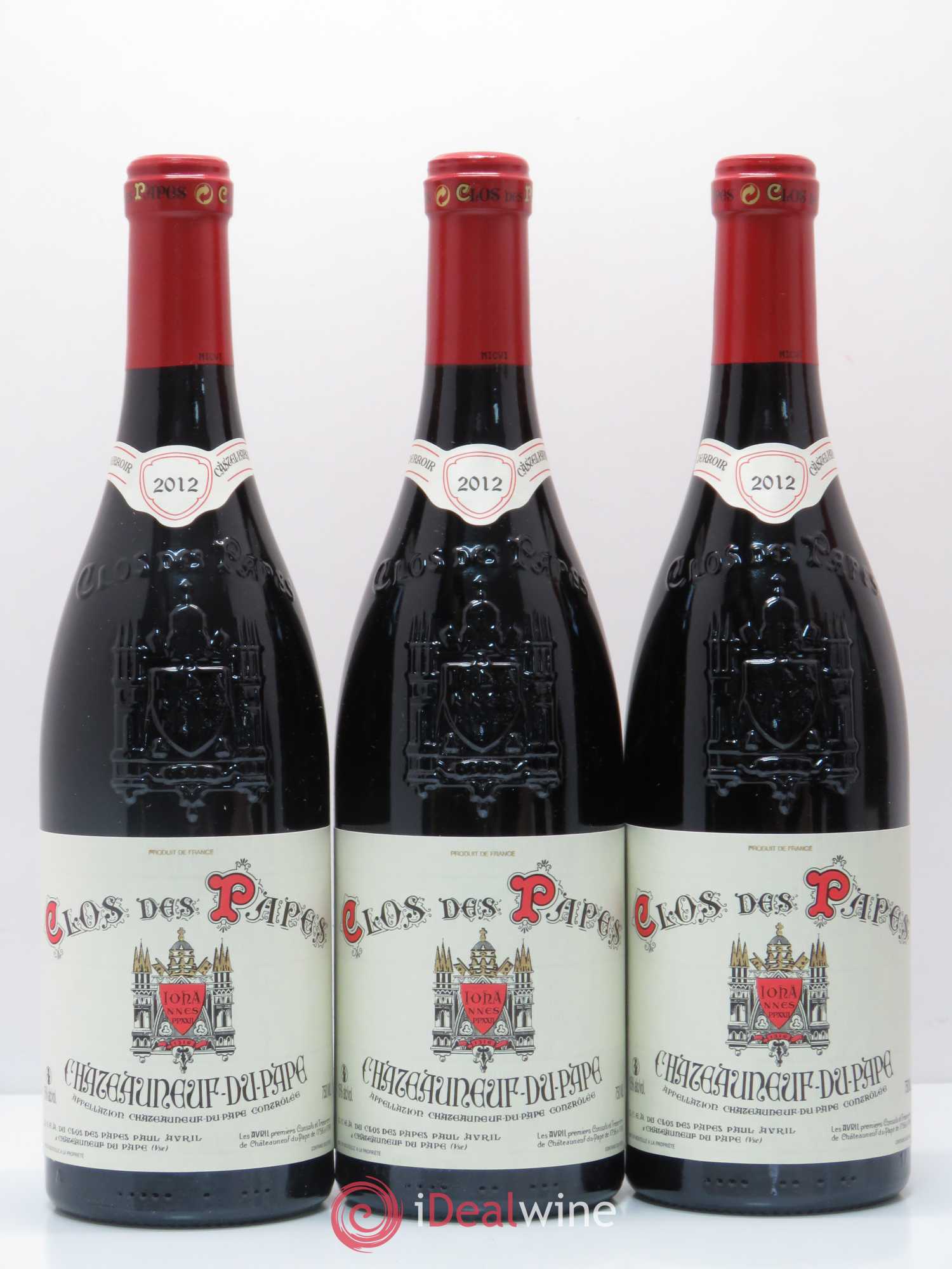 Châteauneuf-du-Pape Clos des Papes - Paul Avril 2012 - Lot de 6 bouteilles - 2