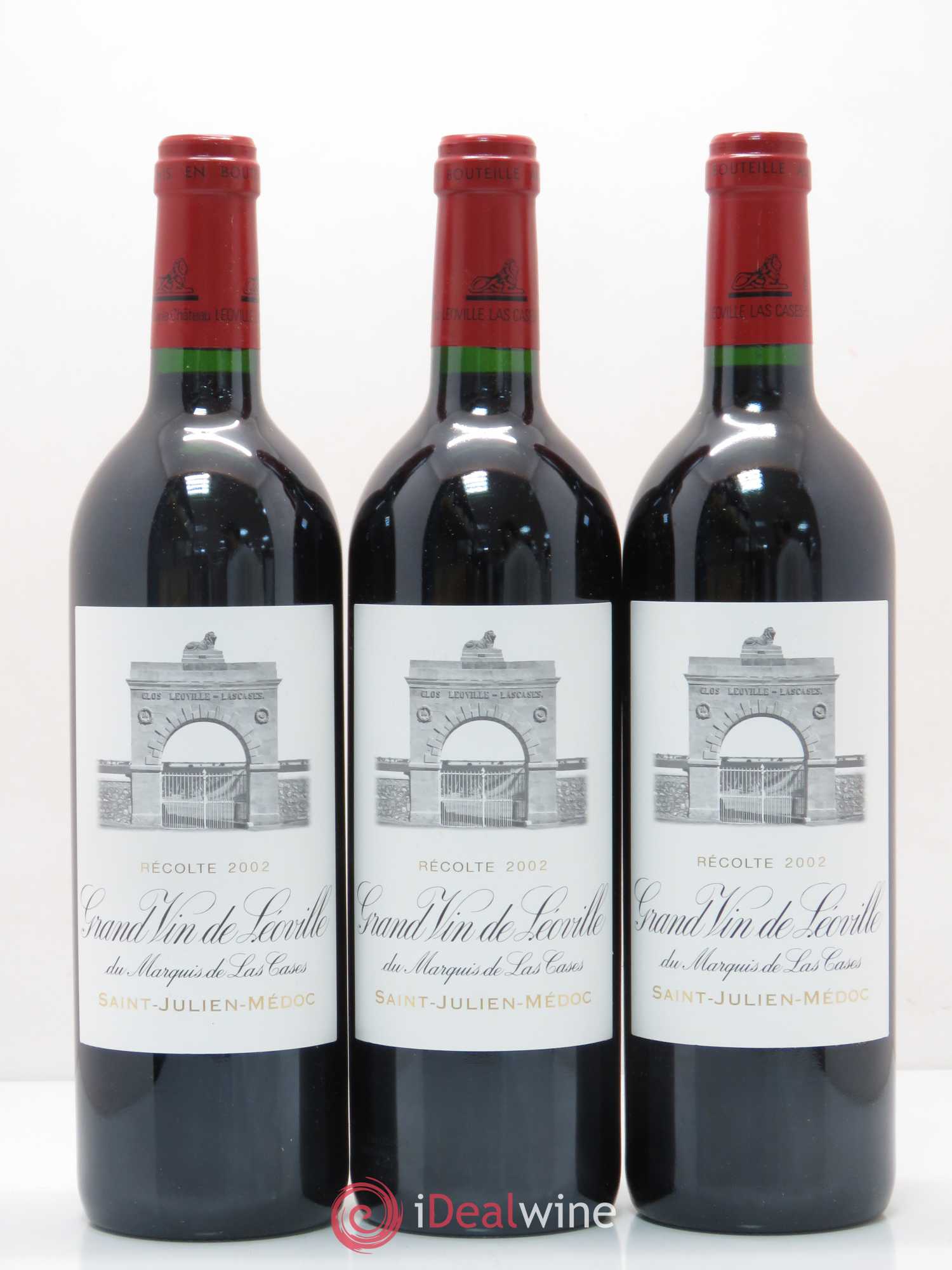 Château Léoville Las Cases 2ème Grand Cru Classé 2002 - Lot de 12 bouteilles - 3