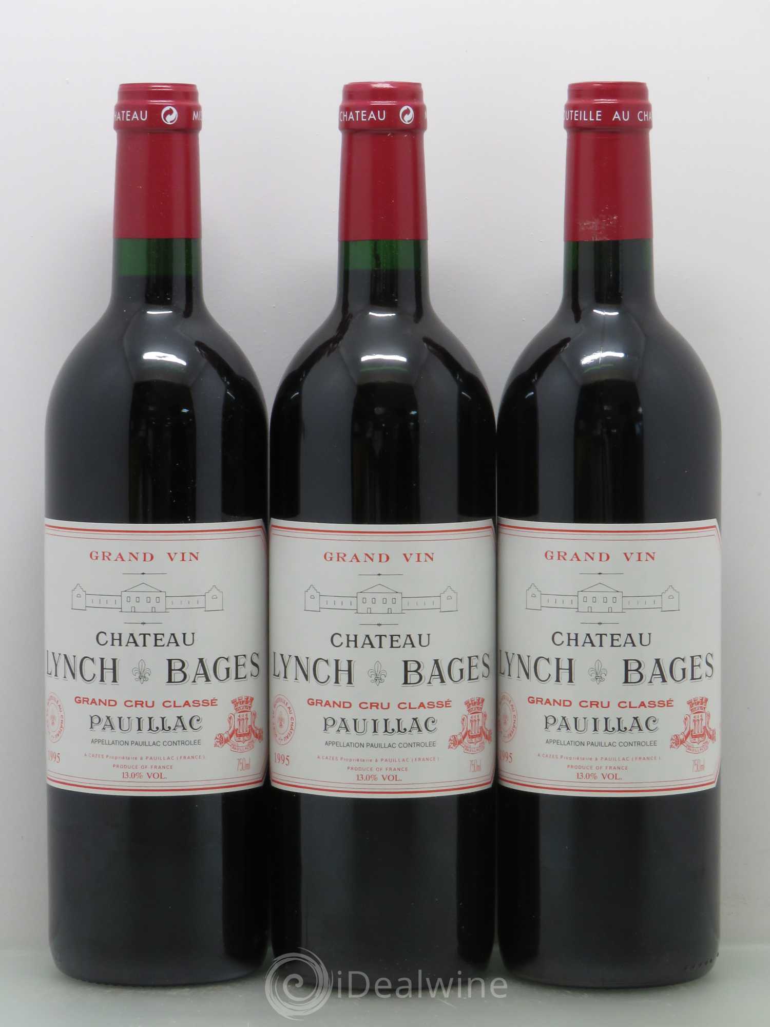 Château Lynch Bages 5ème Grand Cru Classé 1995 - Lot de 12 bouteilles - 1