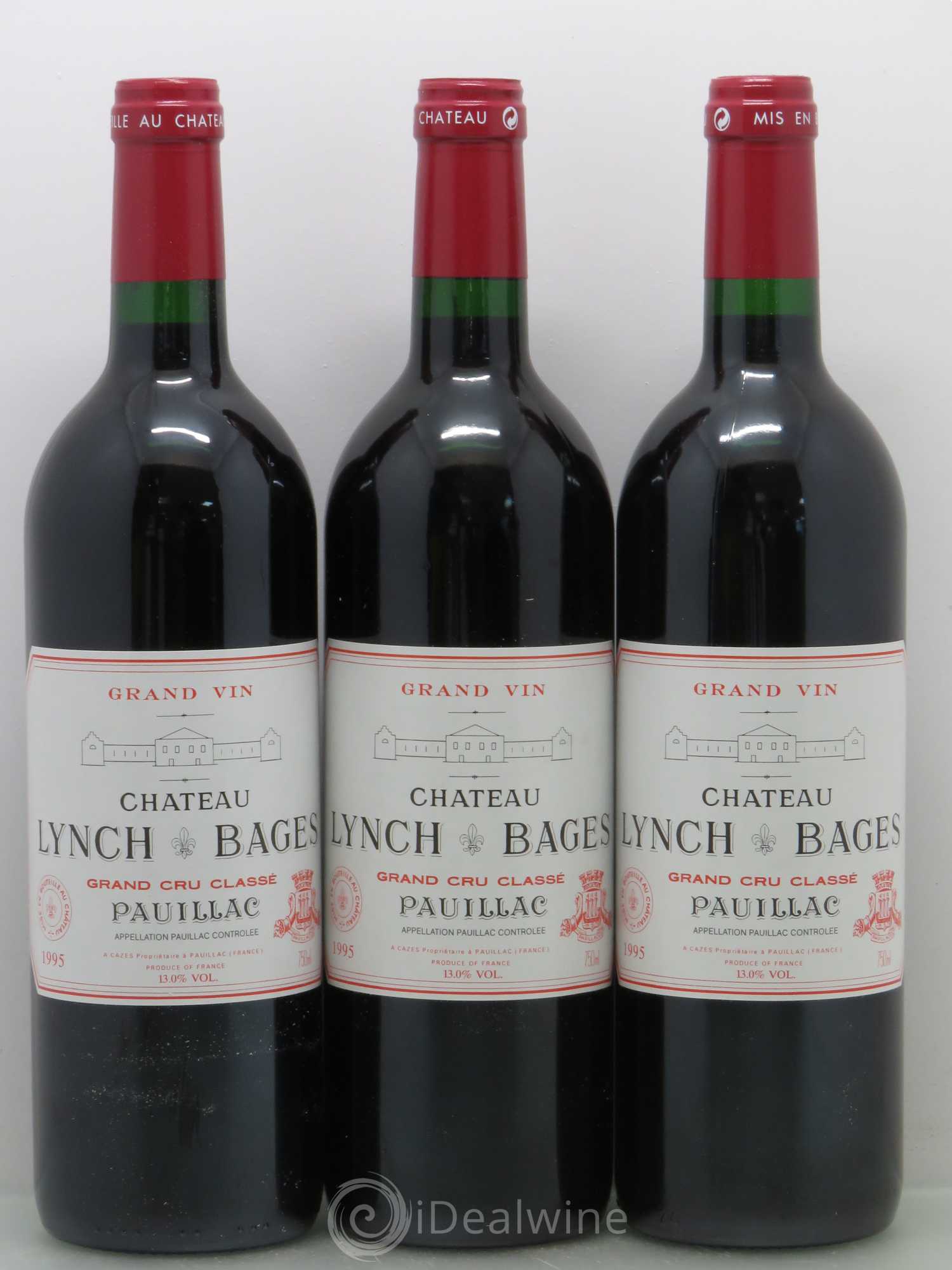 Château Lynch Bages 5ème Grand Cru Classé 1995 - Lot de 12 bouteilles - 3