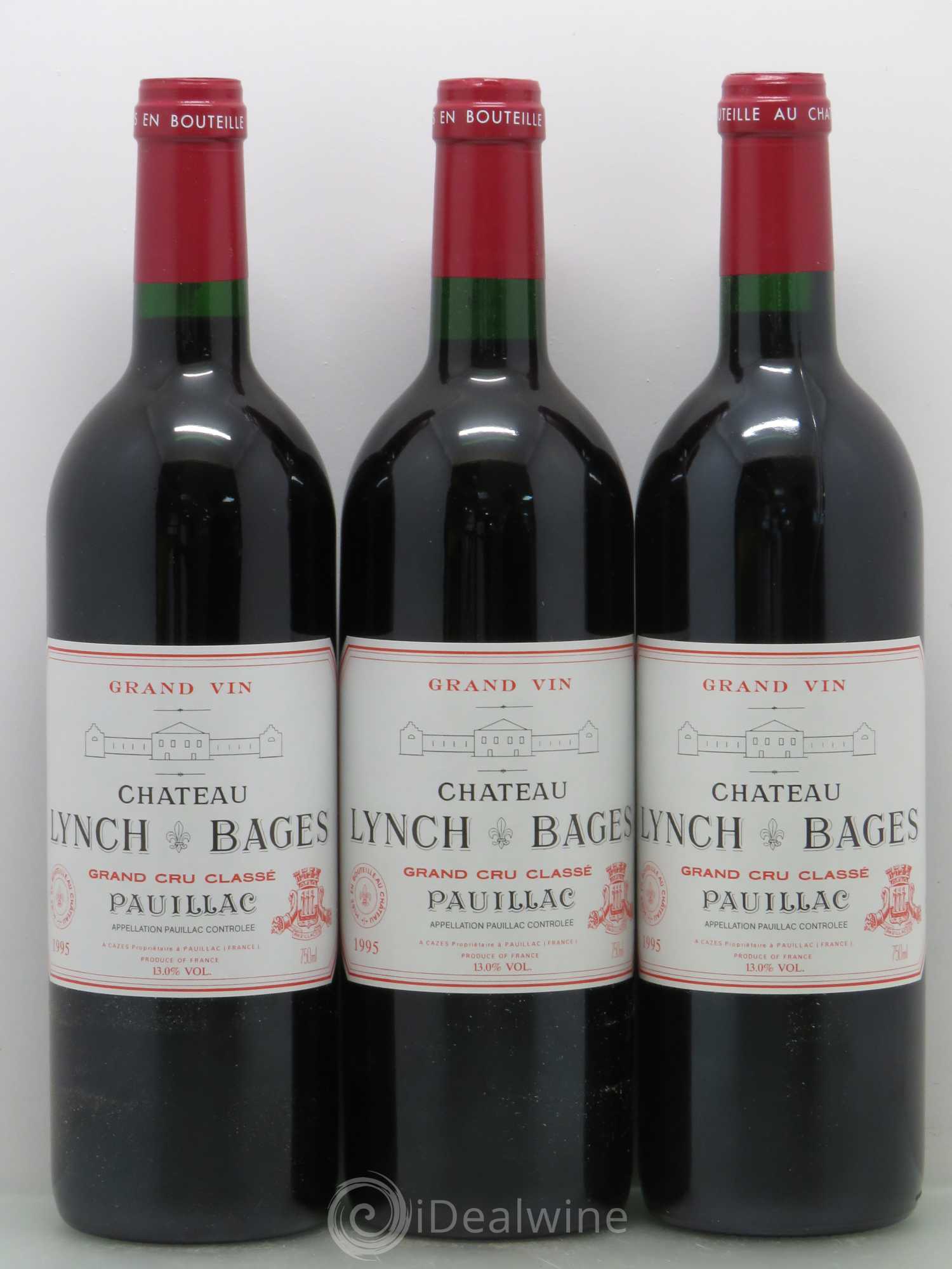 Château Lynch Bages 5ème Grand Cru Classé 1995 - Lot de 12 bouteilles - 4