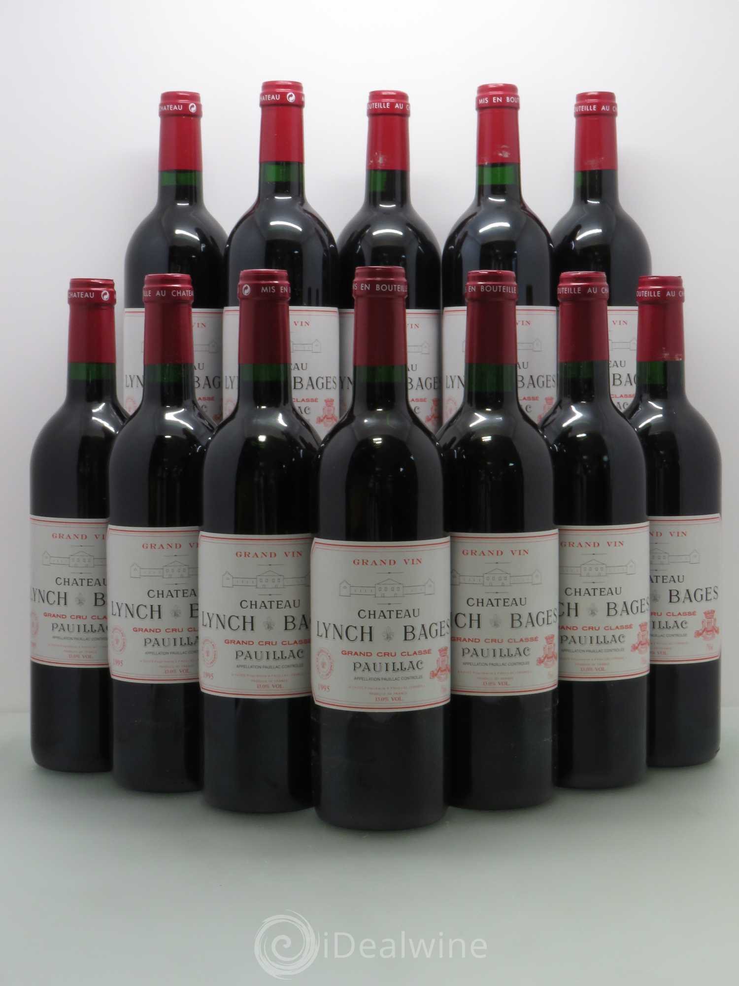 Château Lynch Bages 5ème Grand Cru Classé 1995 - Lot de 12 bouteilles - 0