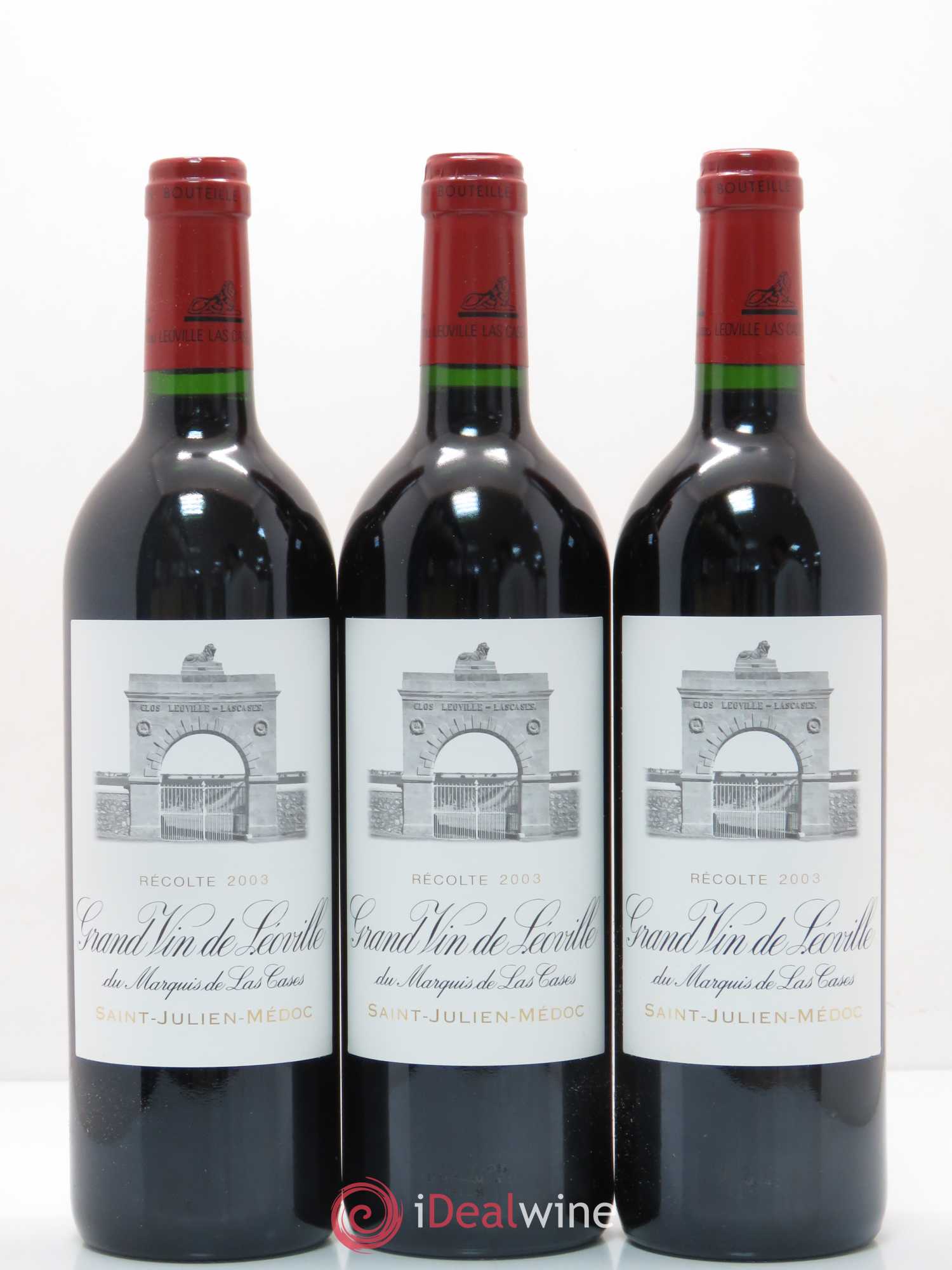 Château Léoville Las Cases 2ème Grand Cru Classé 2003 - Lot de 12 bouteilles - 3