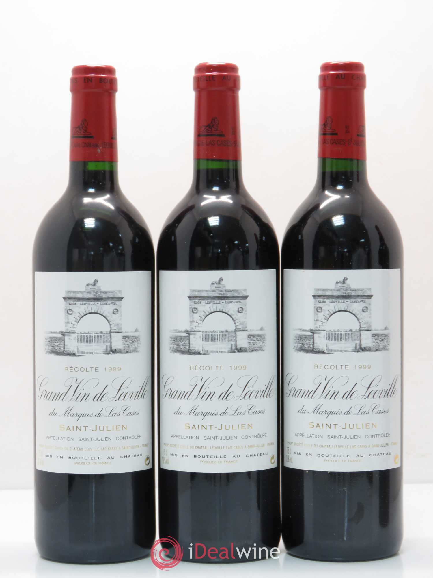 Château Léoville Las Cases 2ème Grand Cru Classé 1999 - Lot de 11 bouteilles - 1