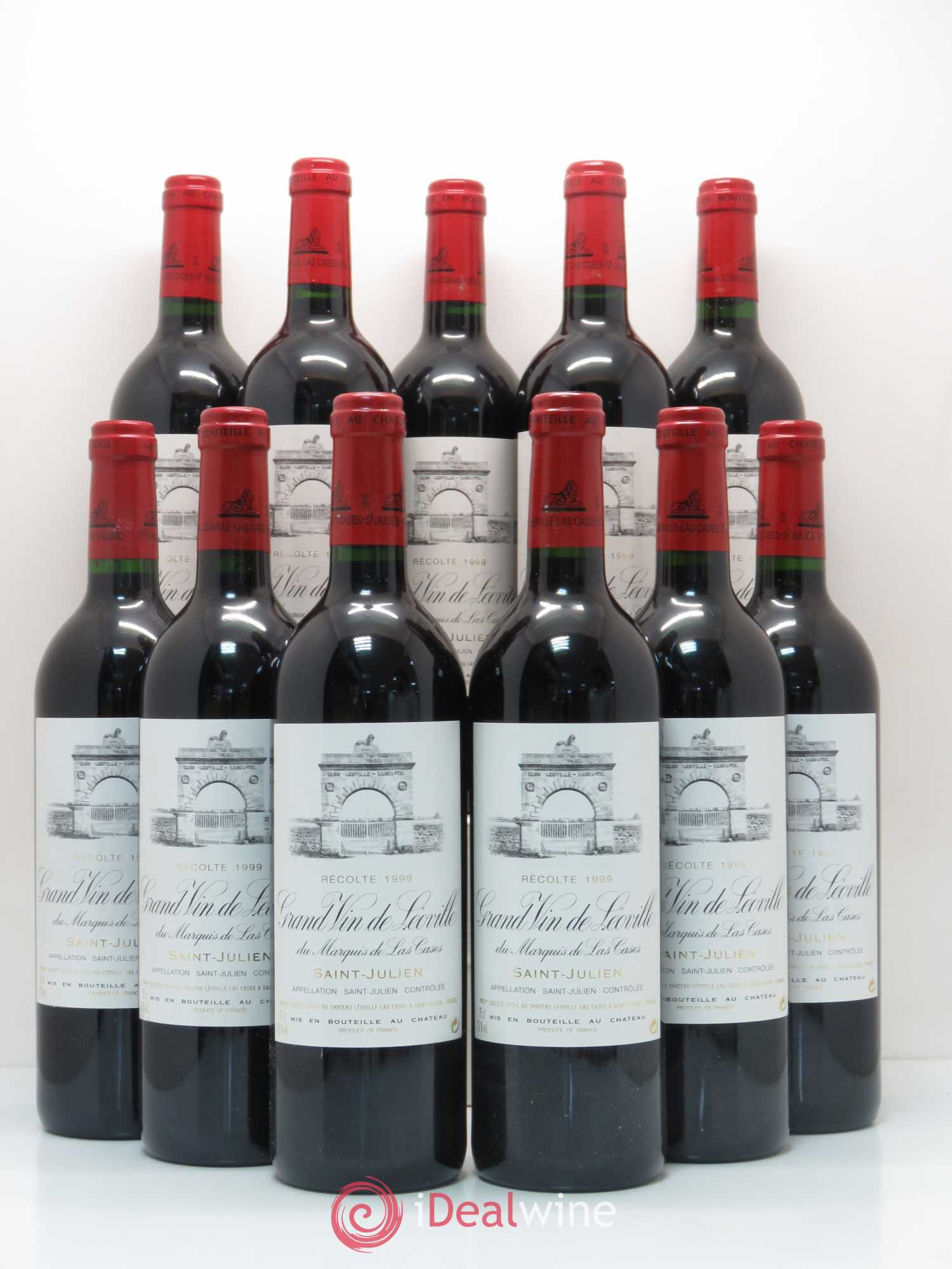Château Léoville Las Cases 2ème Grand Cru Classé 1999 - Lot de 11 bouteilles - 0