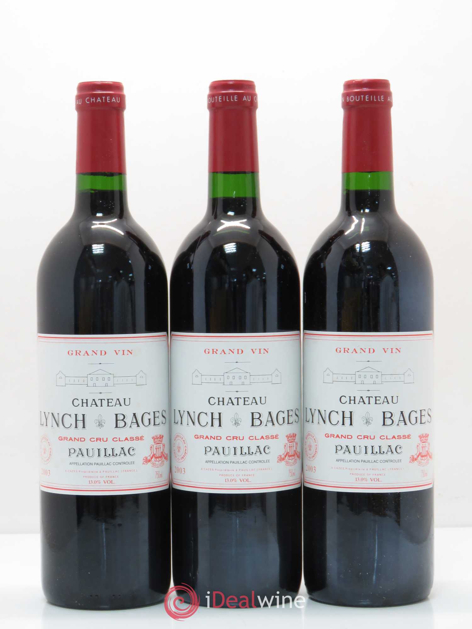 Château Lynch Bages 5ème Grand Cru Classé 2003 - Lot de 12 bouteilles - 2