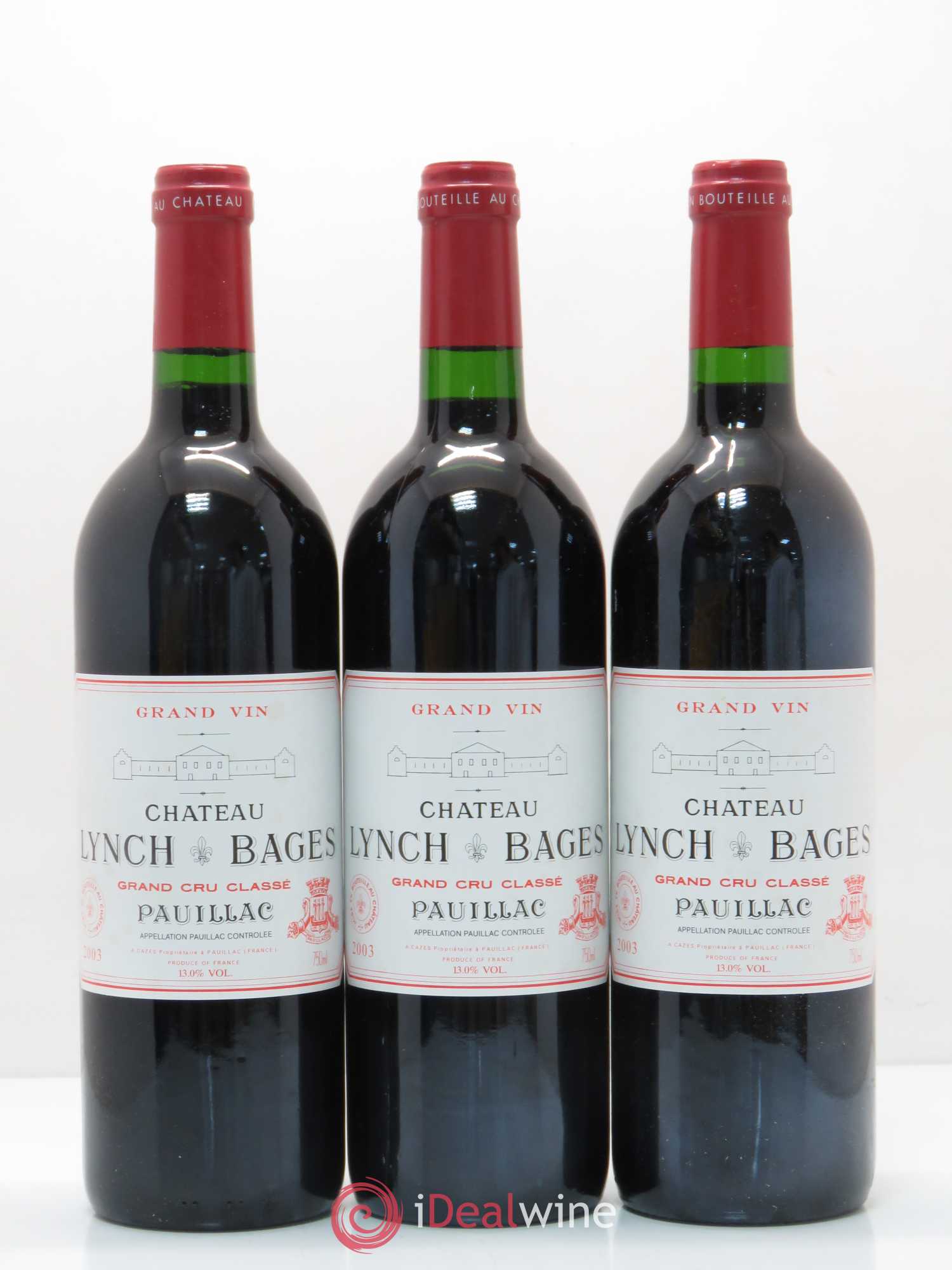 Château Lynch Bages 5ème Grand Cru Classé 2003 - Lot de 12 bouteilles - 4