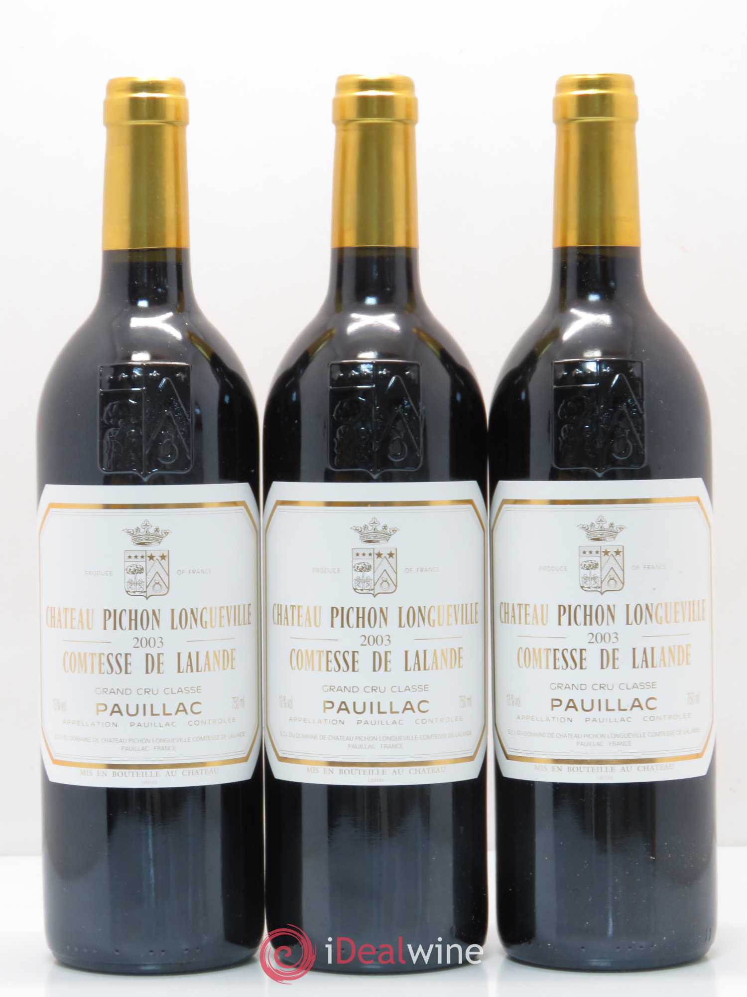 Château Pichon Longueville Comtesse de Lalande 2ème Grand Cru Classé 2003 - Lot de 12 bouteilles - 3