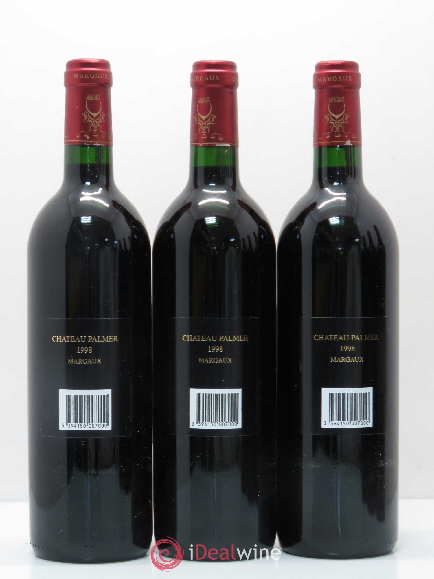 Château Palmer 3ème Grand Cru Classé 1998 - Lot de 6 bouteilles - 2