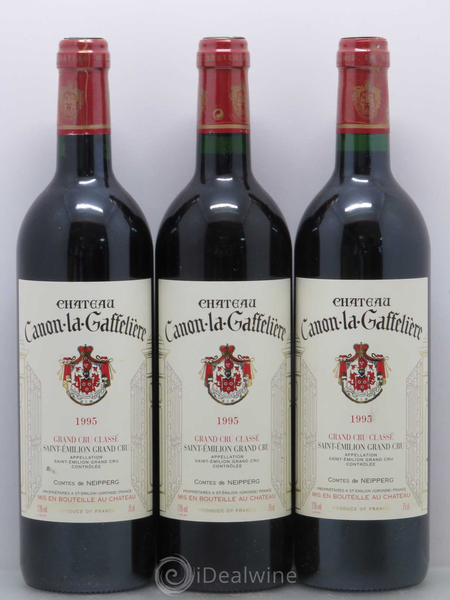 Château Canon la Gaffelière 1er Grand Cru Classé B 1995 - Lot de 5 bouteilles - 1