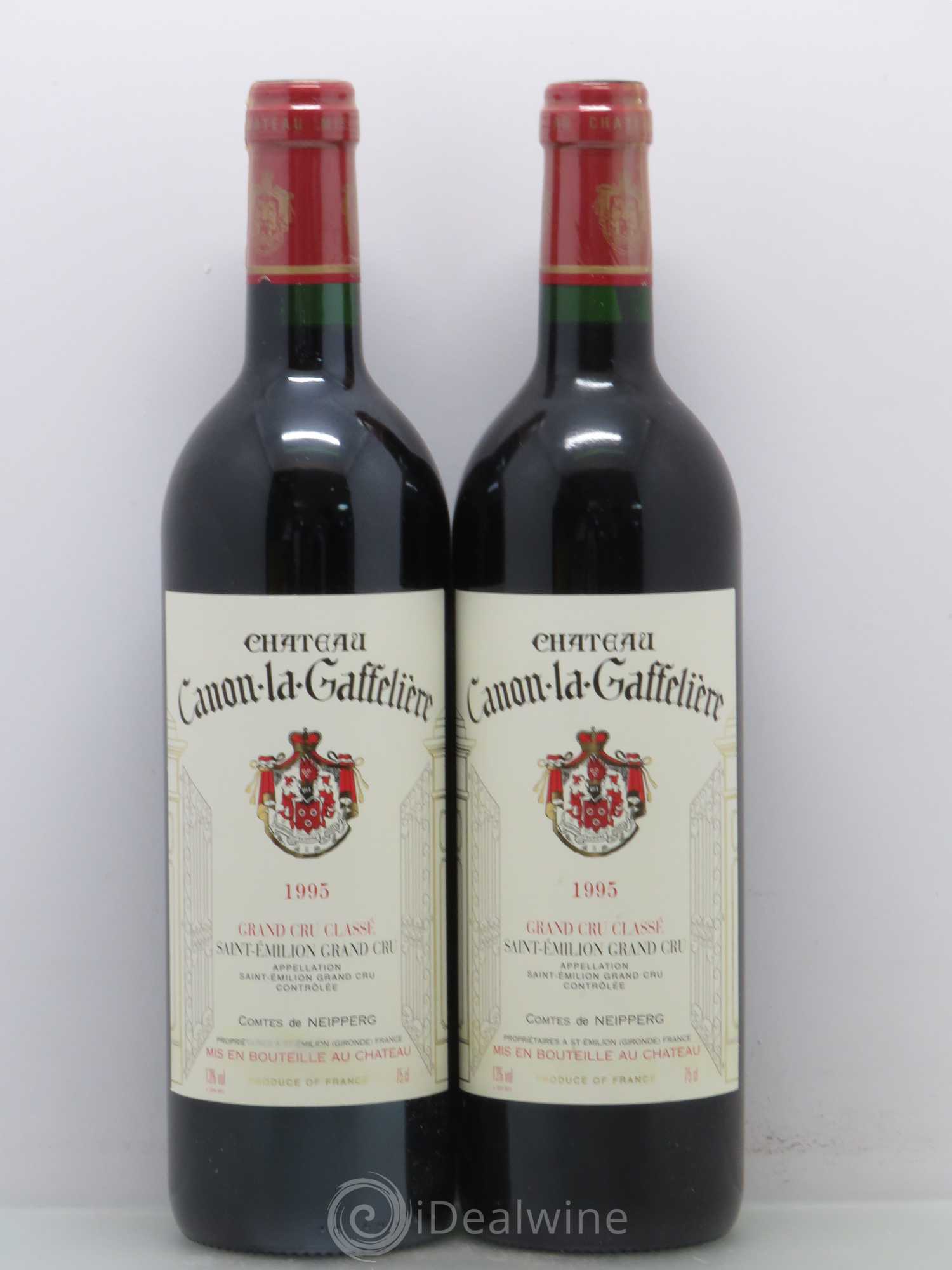 Château Canon la Gaffelière 1er Grand Cru Classé B 1995 - Lot de 5 bouteilles - 2