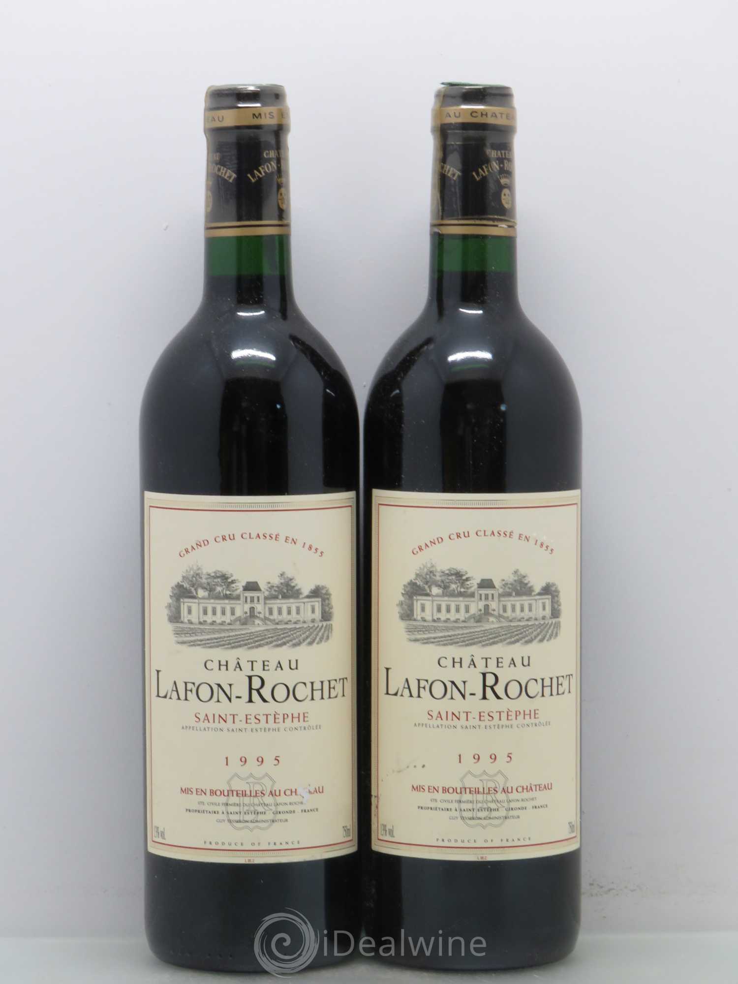 Château Lafon Rochet 4ème Grand Cru Classé 1995 - Lot de 5 bouteilles - 2