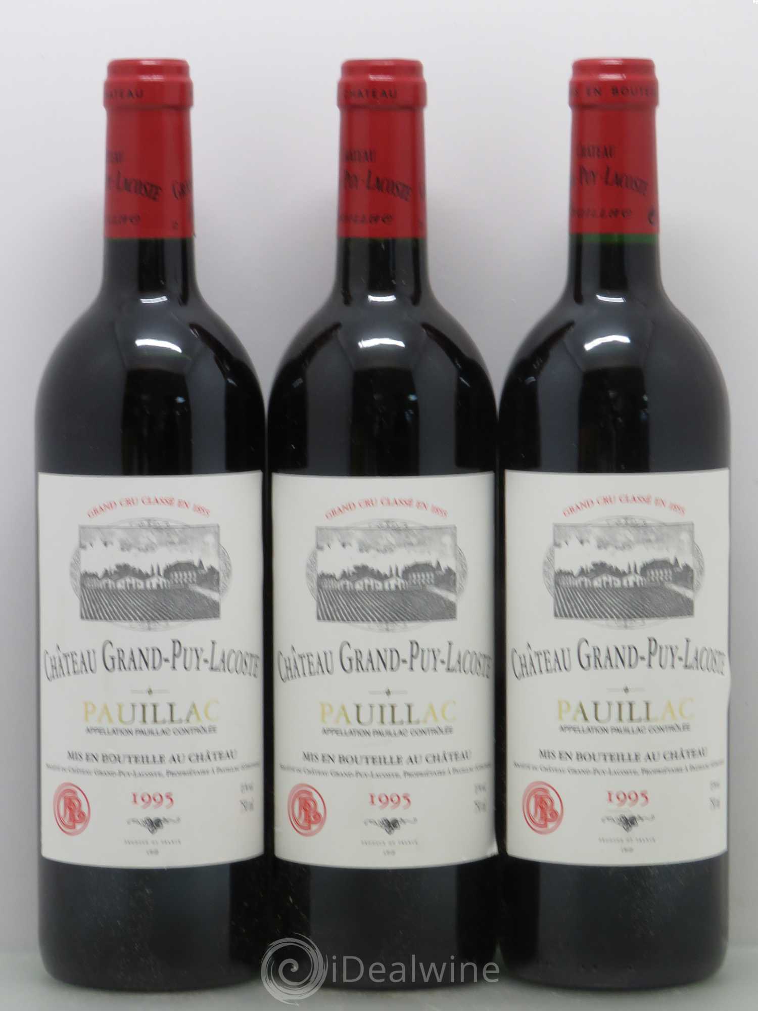 Château Grand Puy Lacoste 5ème Grand Cru Classé 1995 - Lot de 6 bouteilles - 1